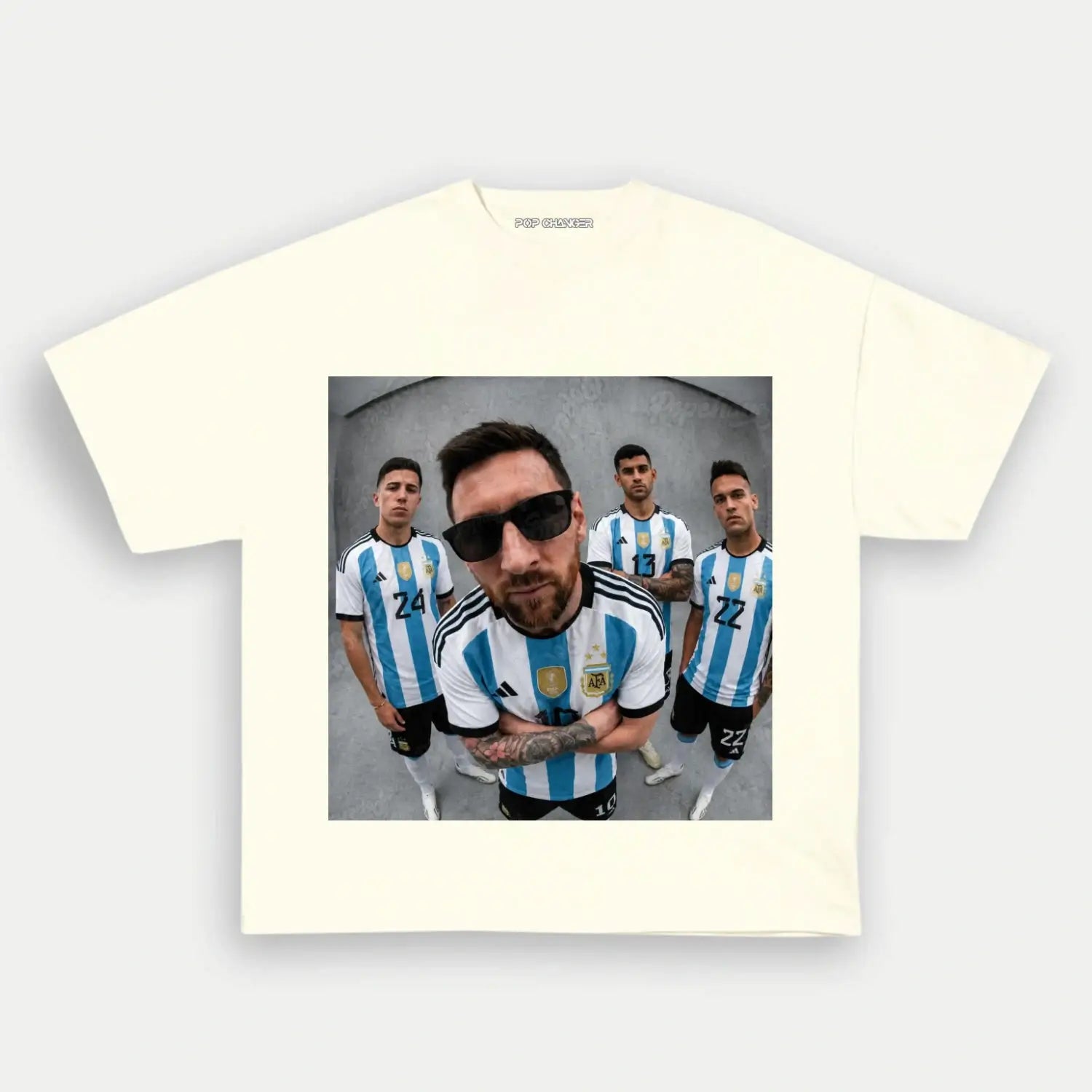 The Albiceleste Four V2 Tee - POPCHANGER