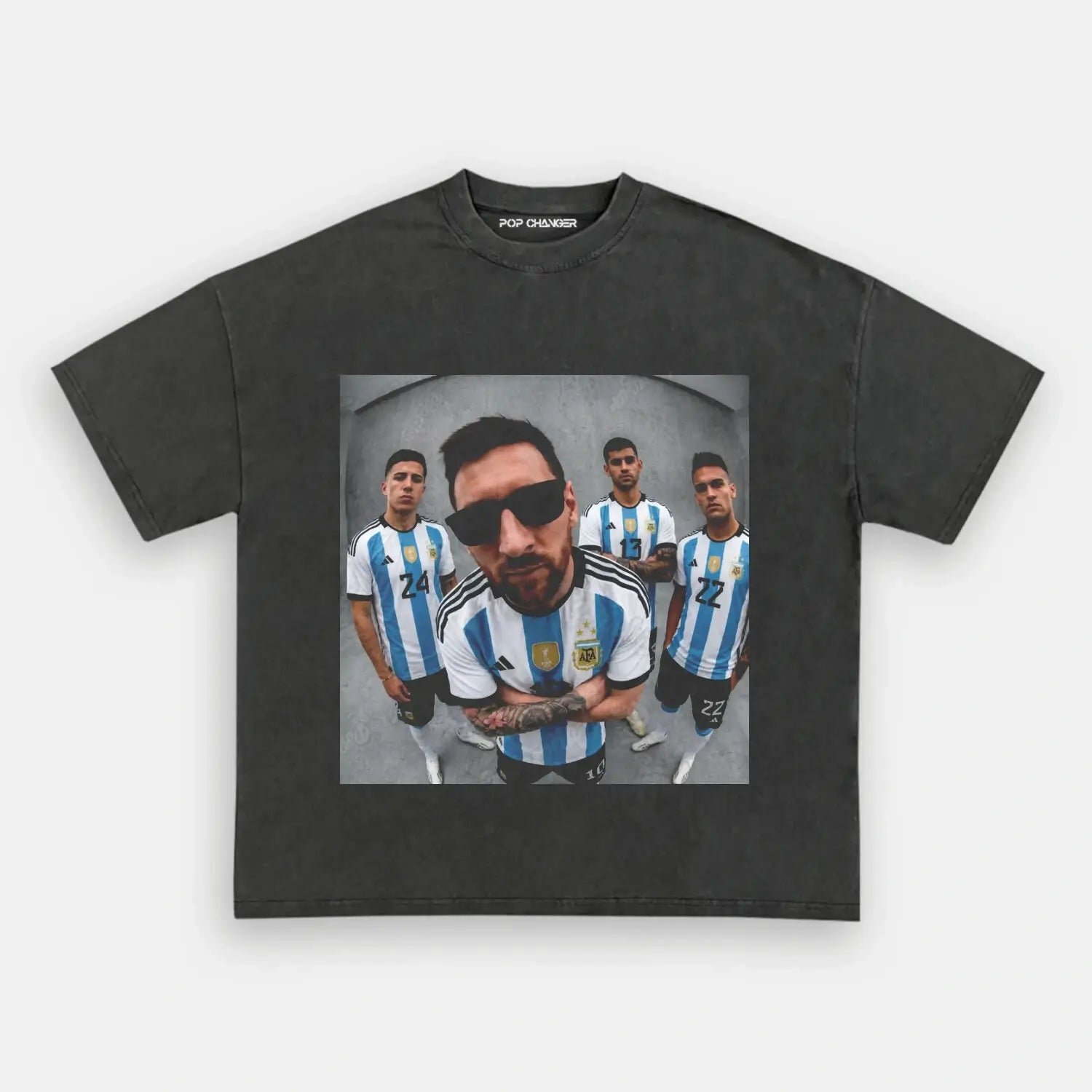 The Albiceleste Four V2 Tee - POPCHANGER