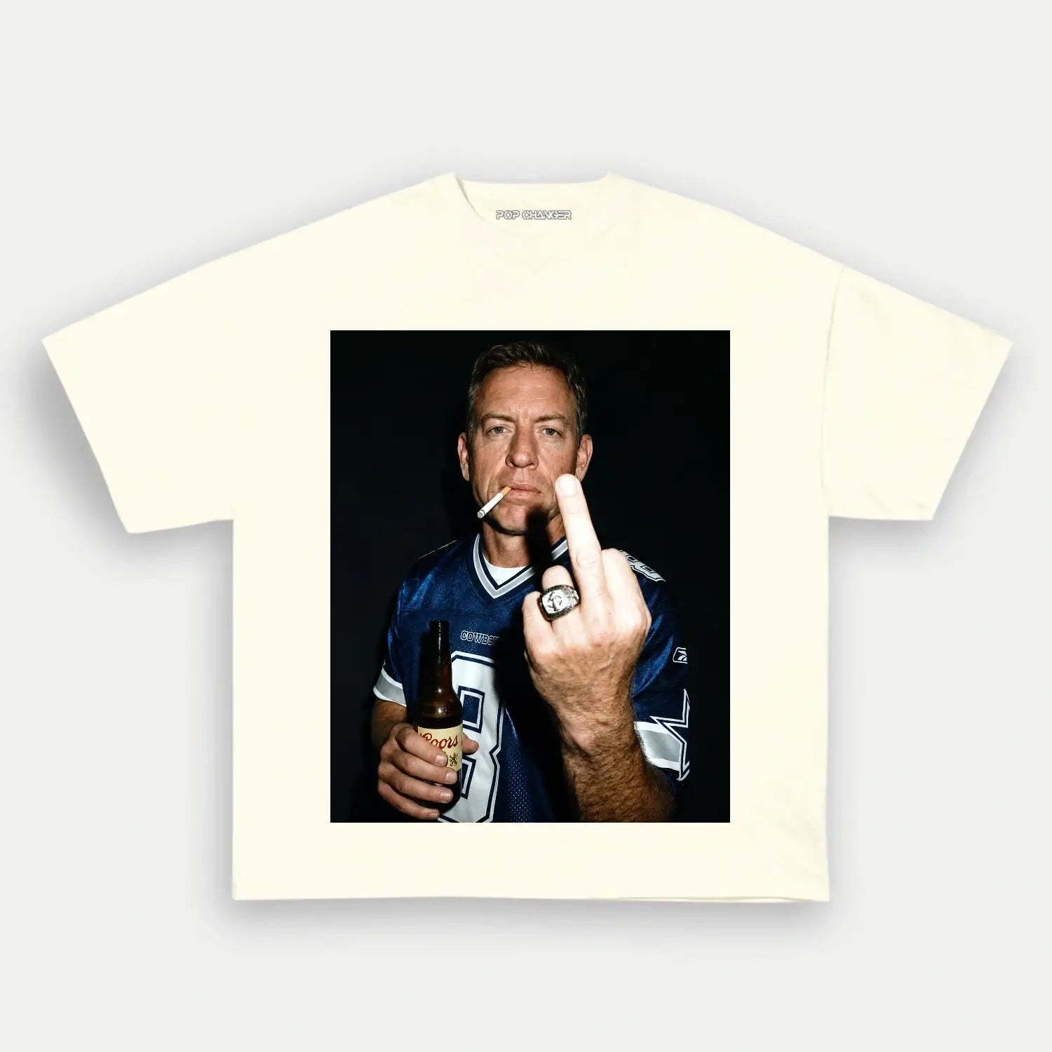 Troy Aikman Football Tee - POPCHANGER