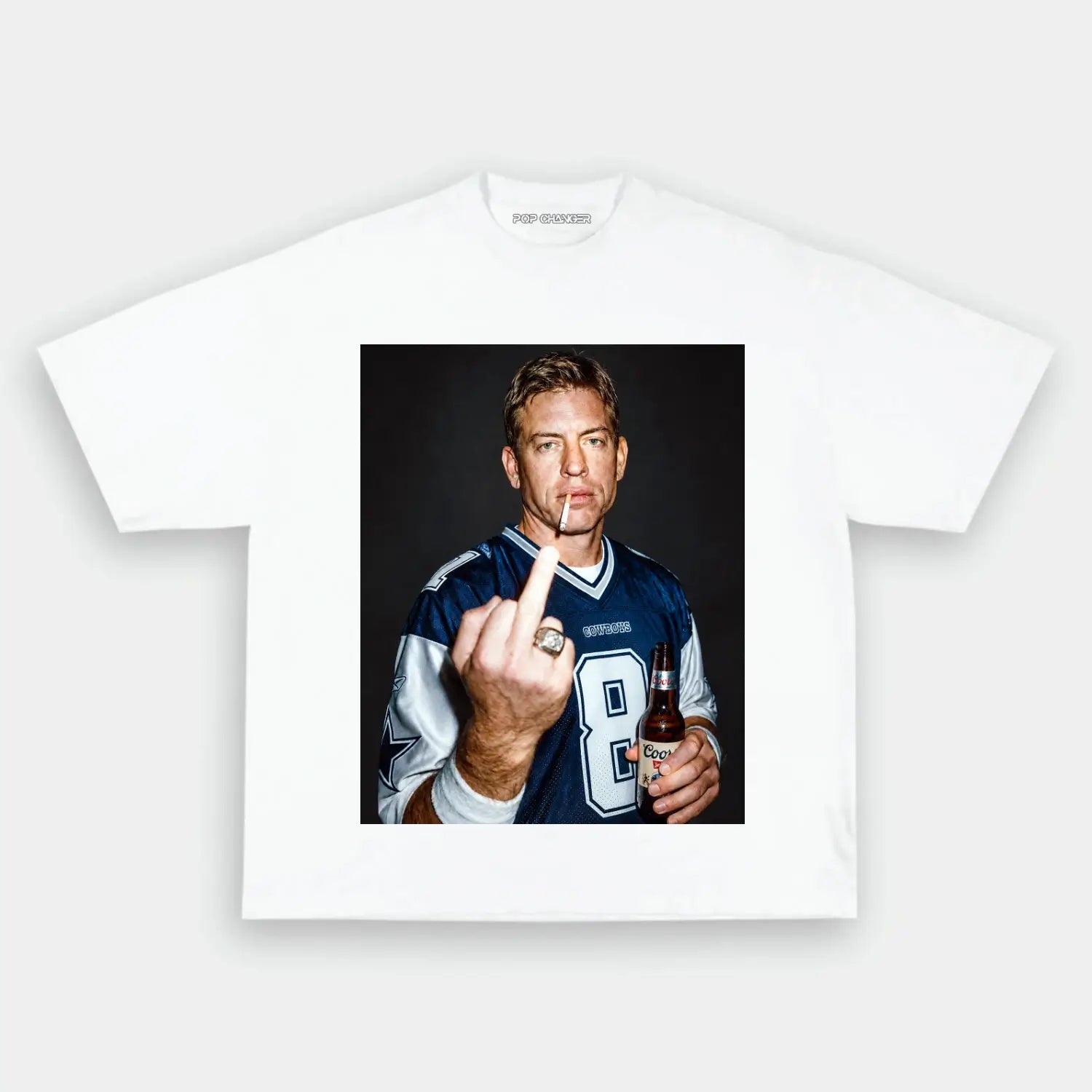 Troy Aikman Football TEE - POPCHANGER