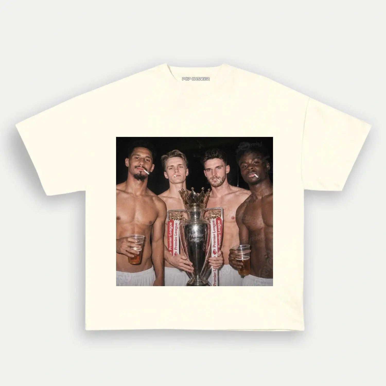 William Saliba & Martin Odegaard & Declan Rice &Bukayo Saka Champion Tee - POPCHANGER