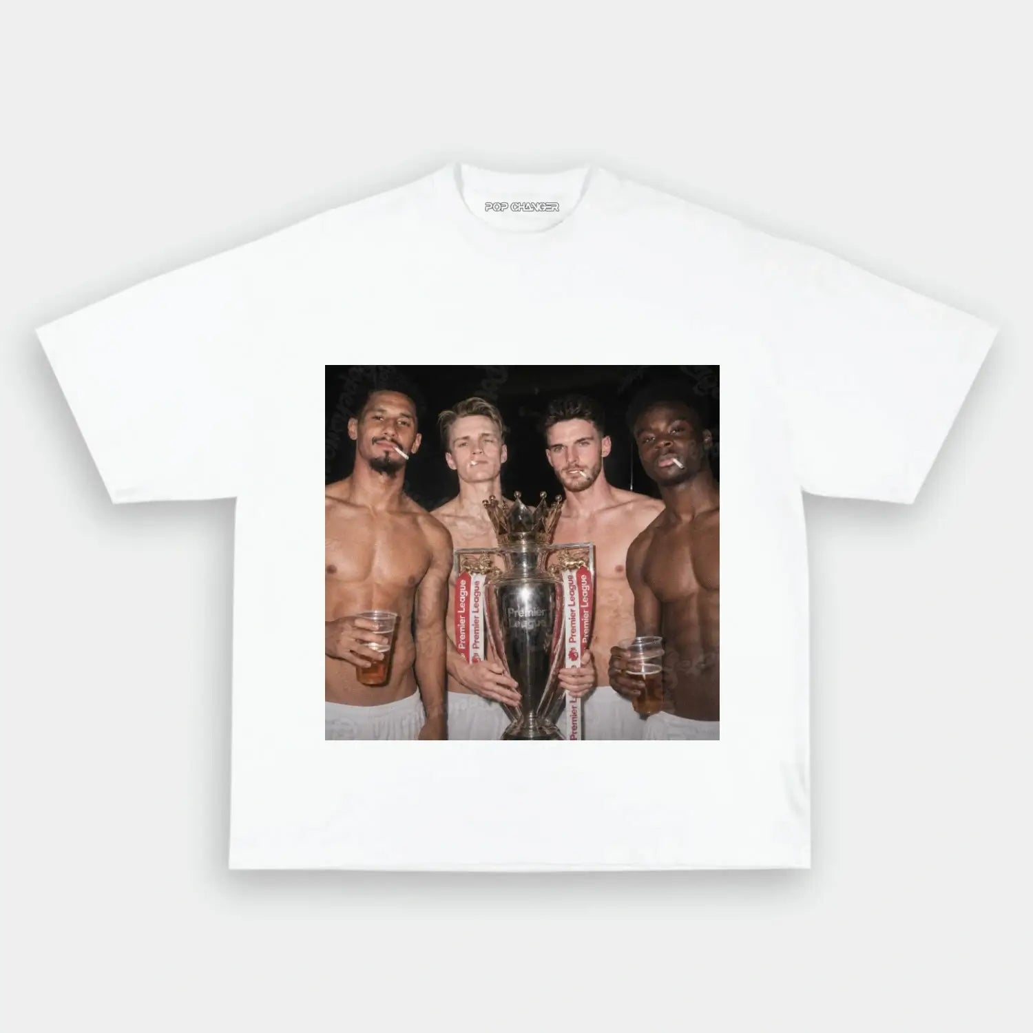 William Saliba & Martin Odegaard & Declan Rice &Bukayo Saka Champion Tee - POPCHANGER