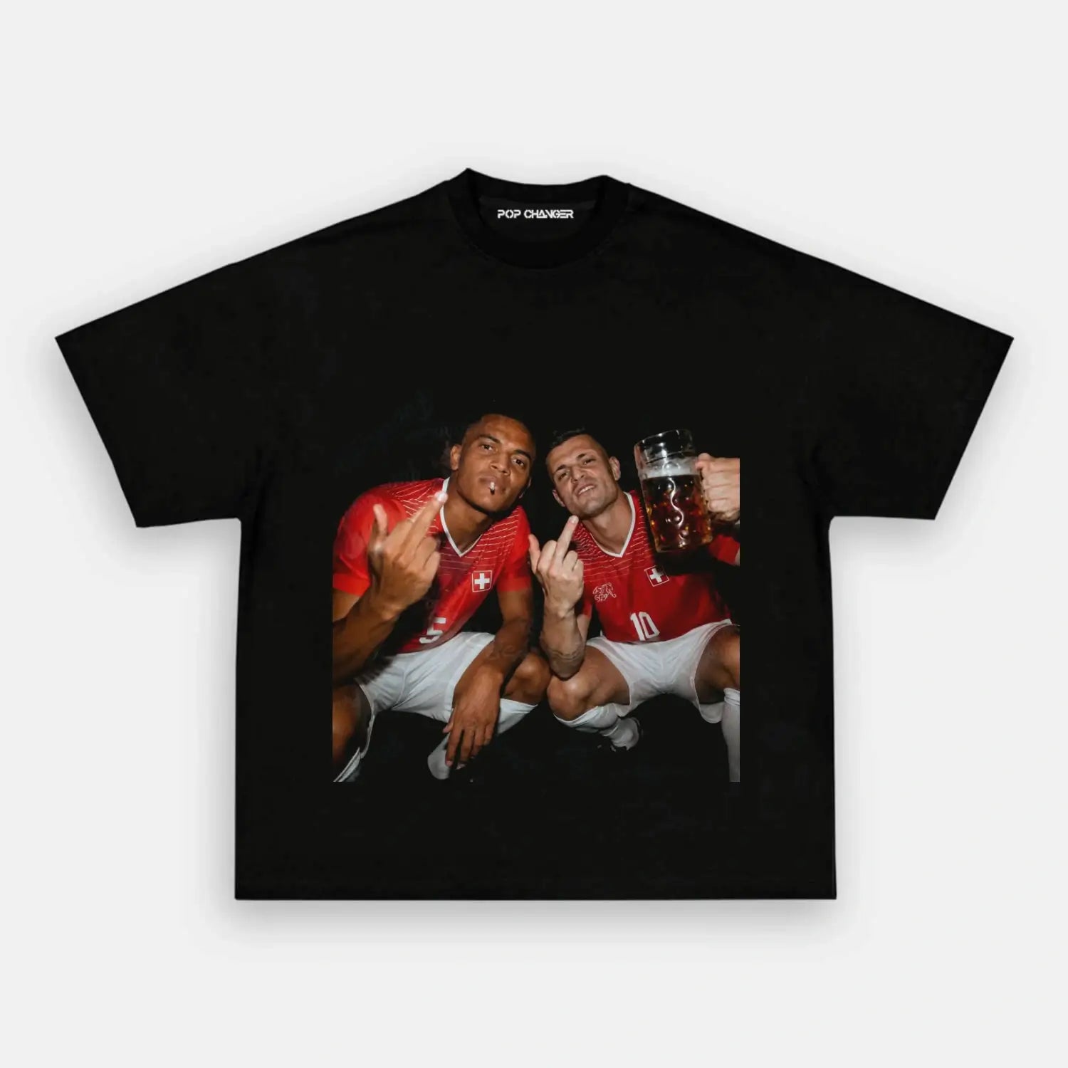 Xhaka & Akanji Tee 2.0 - POPCHANGER