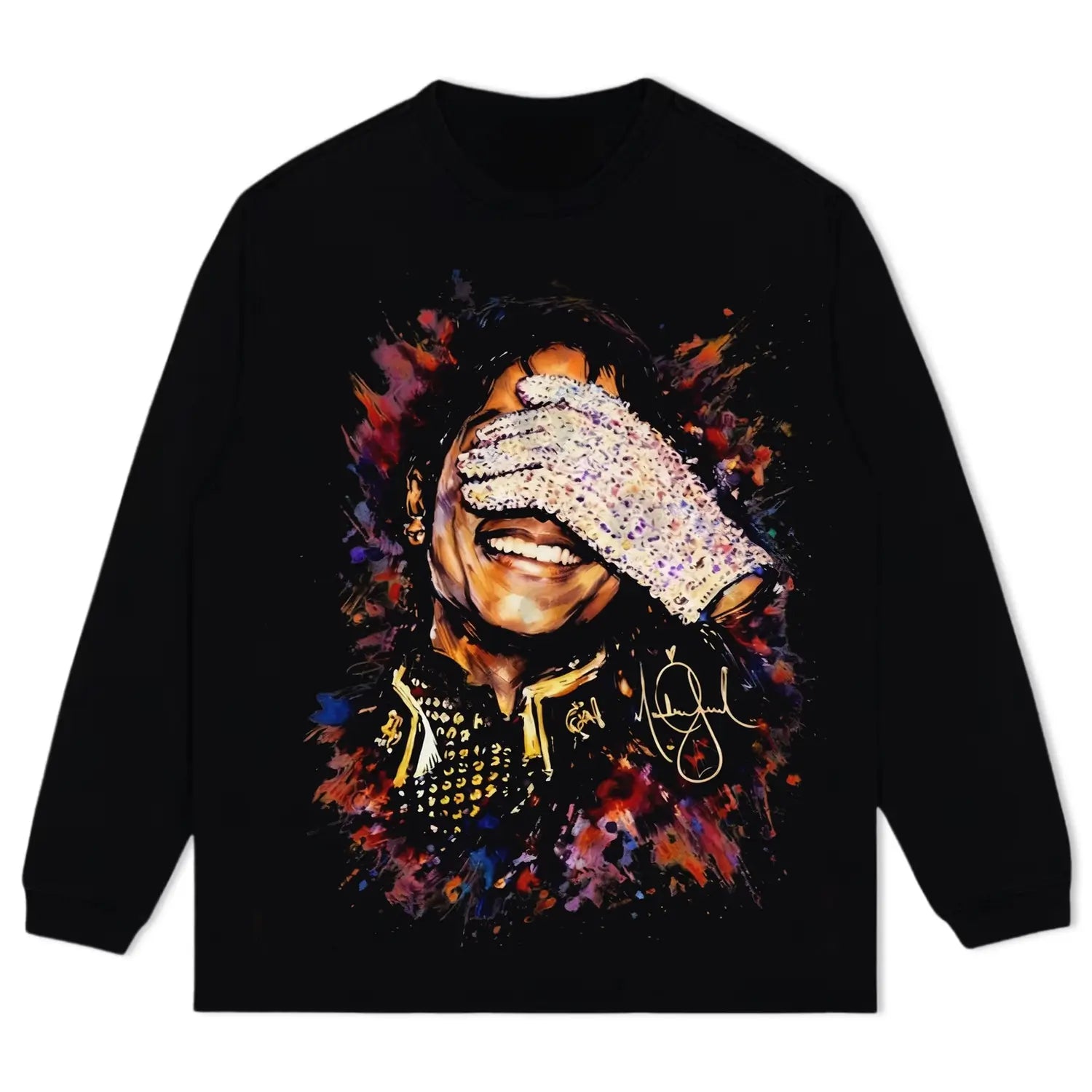 BLACK LONG SLEEVES T-SHIRT