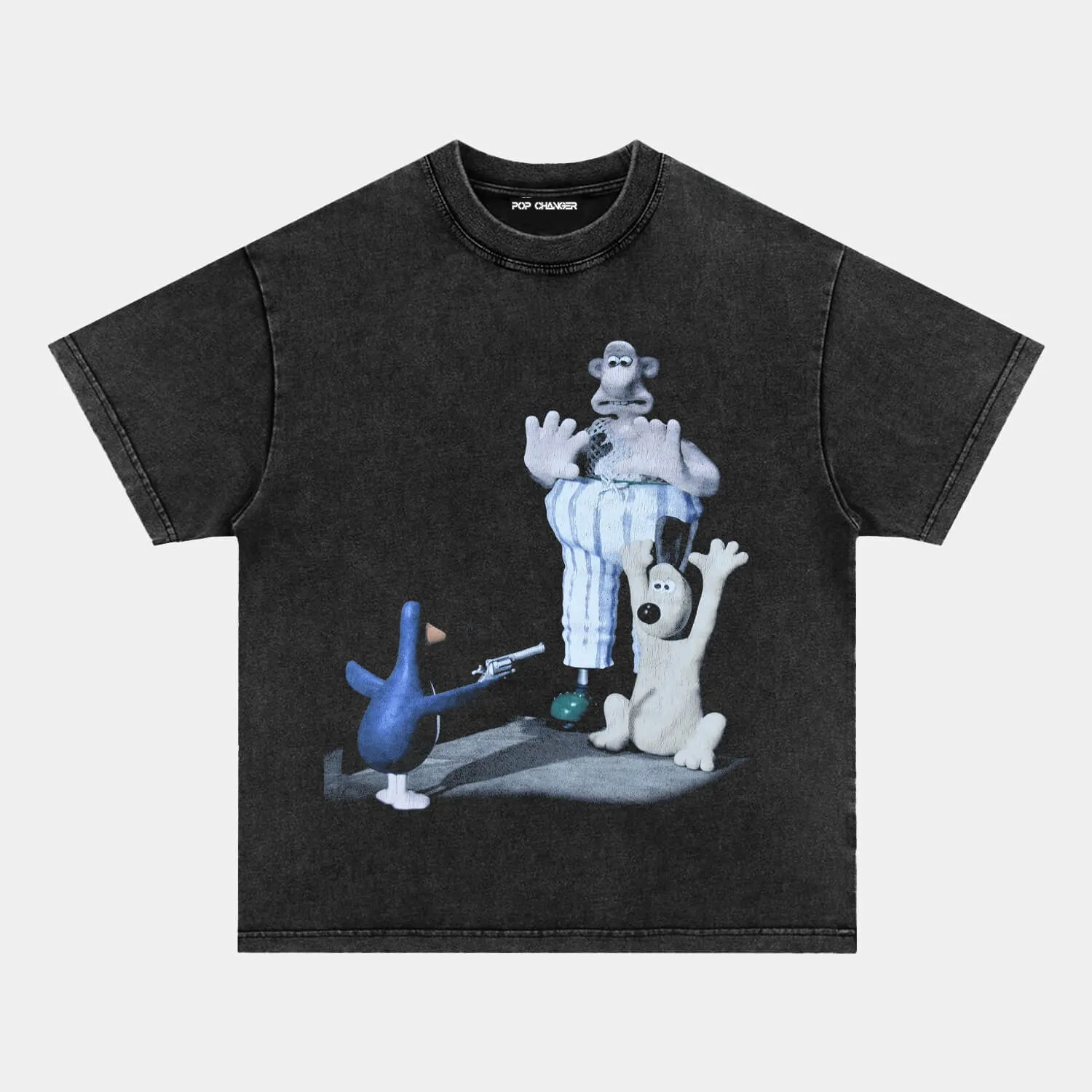 1989 WALLACE AND GROMIT TEE - POPCHANGER