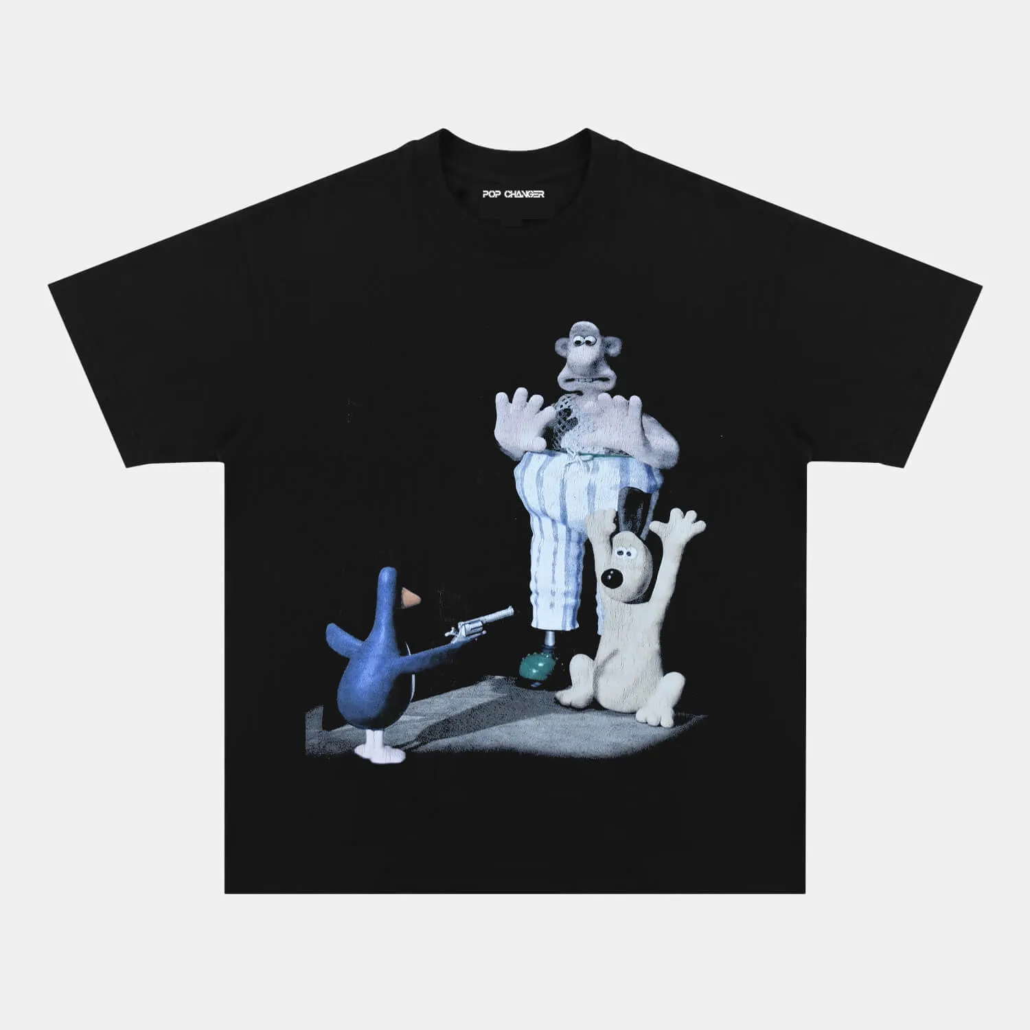 1989 WALLACE AND GROMIT TEE - POPCHANGER