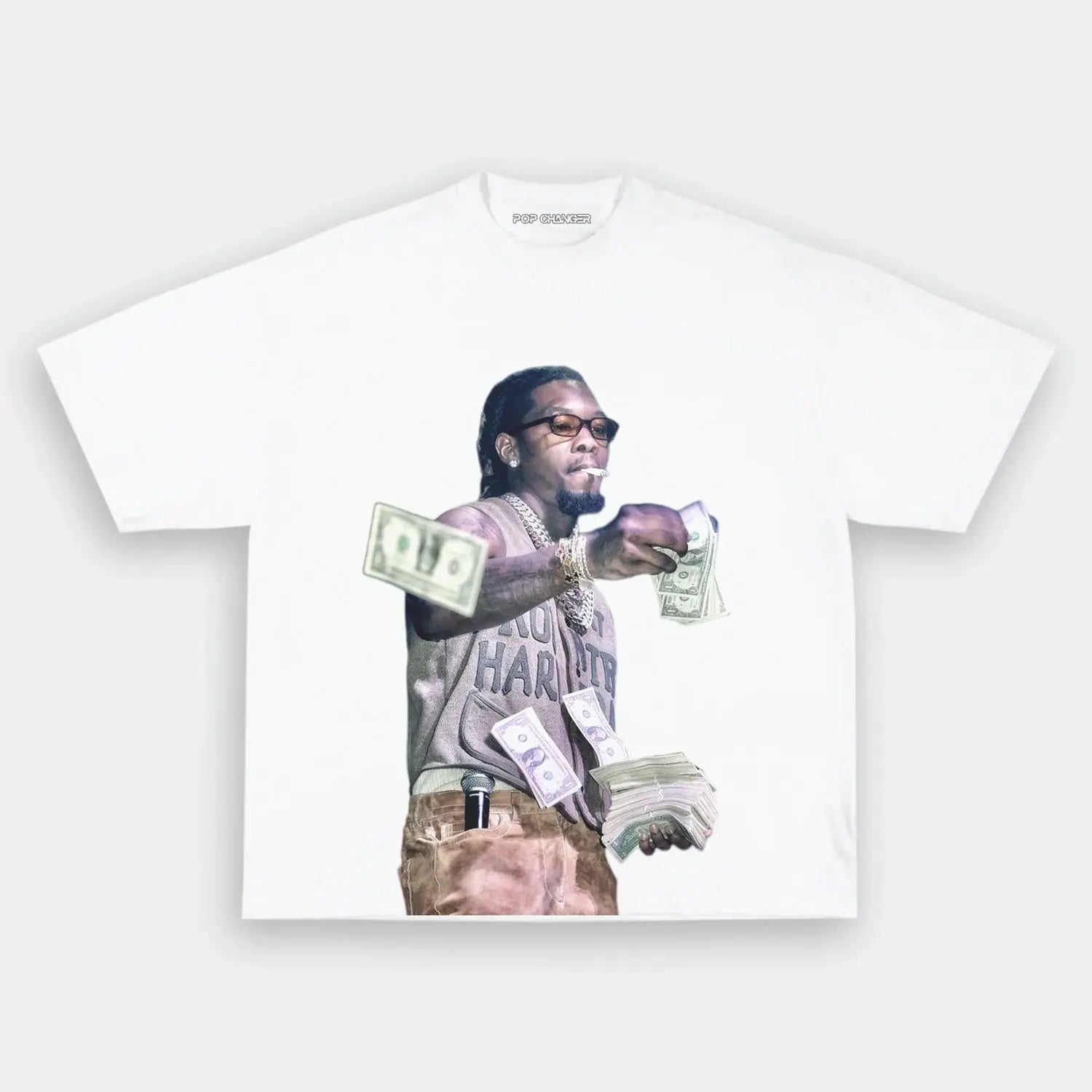 Money Distribution Offset Tee