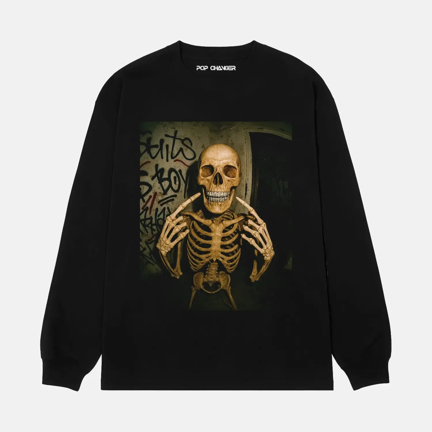 Skeleton Shining Teeth