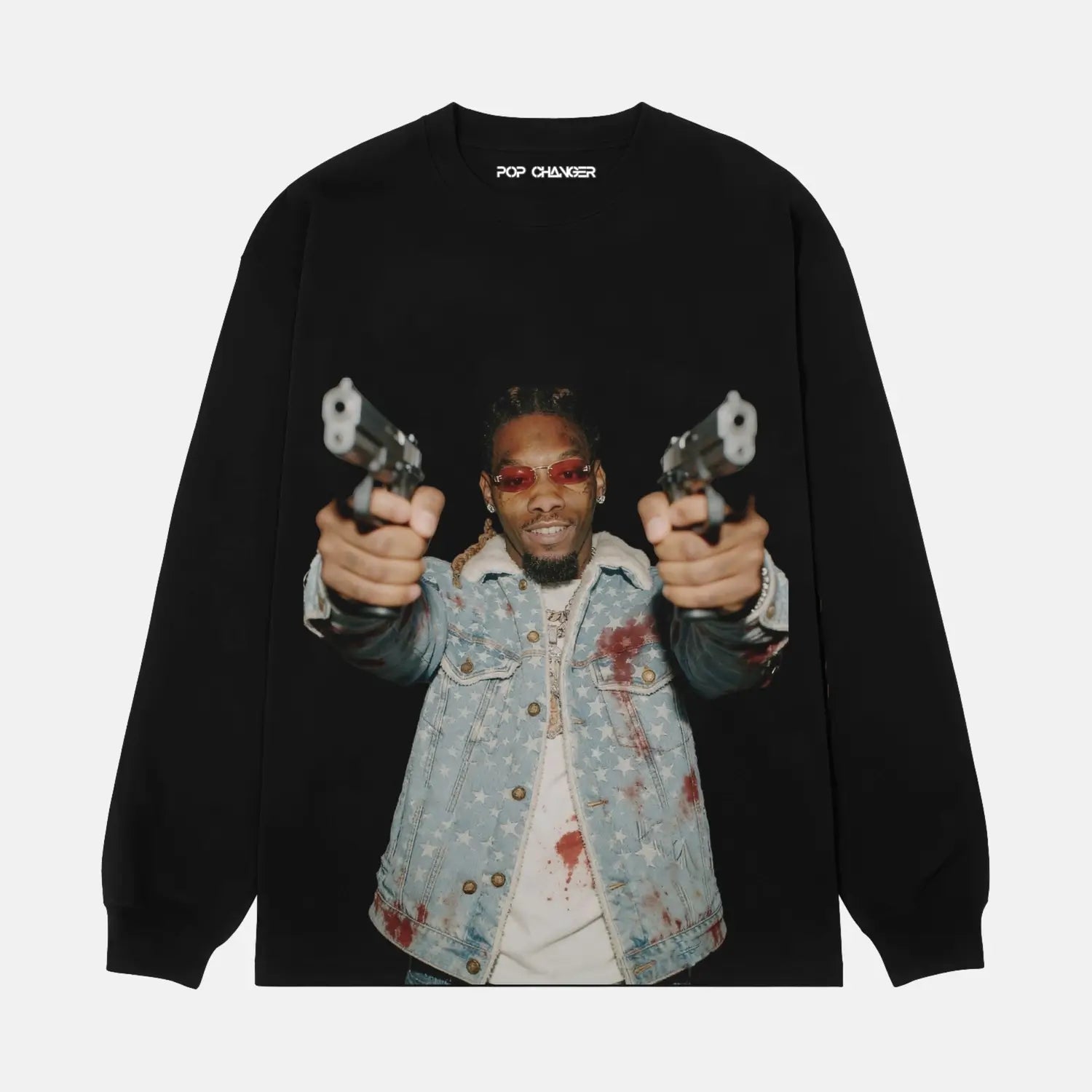 Offset Dual Guns Tee