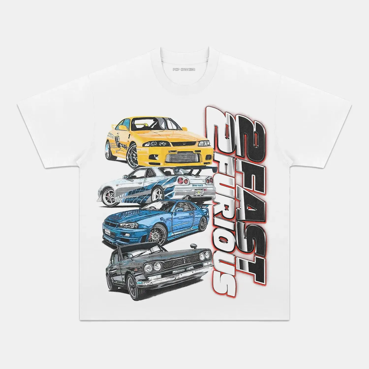 2 FAST 2 FURIOUS TEE - POPCHANGER