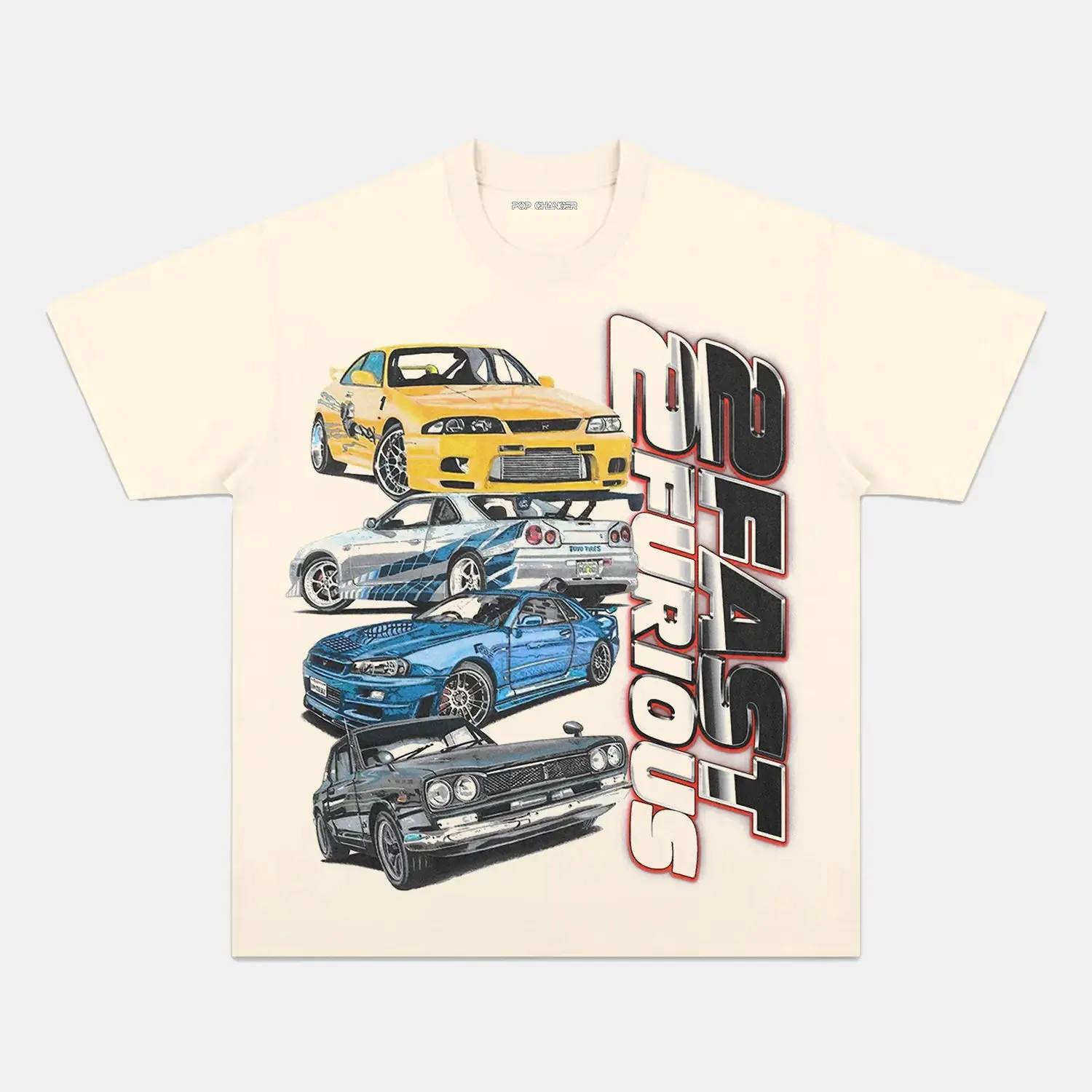 2 FAST 2 FURIOUS TEE - POPCHANGER
