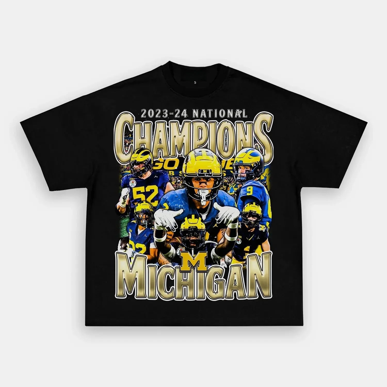 2023-24 NATIONAL CHAMPS - MICHIGAN V2 TEE - POPCHANGER
