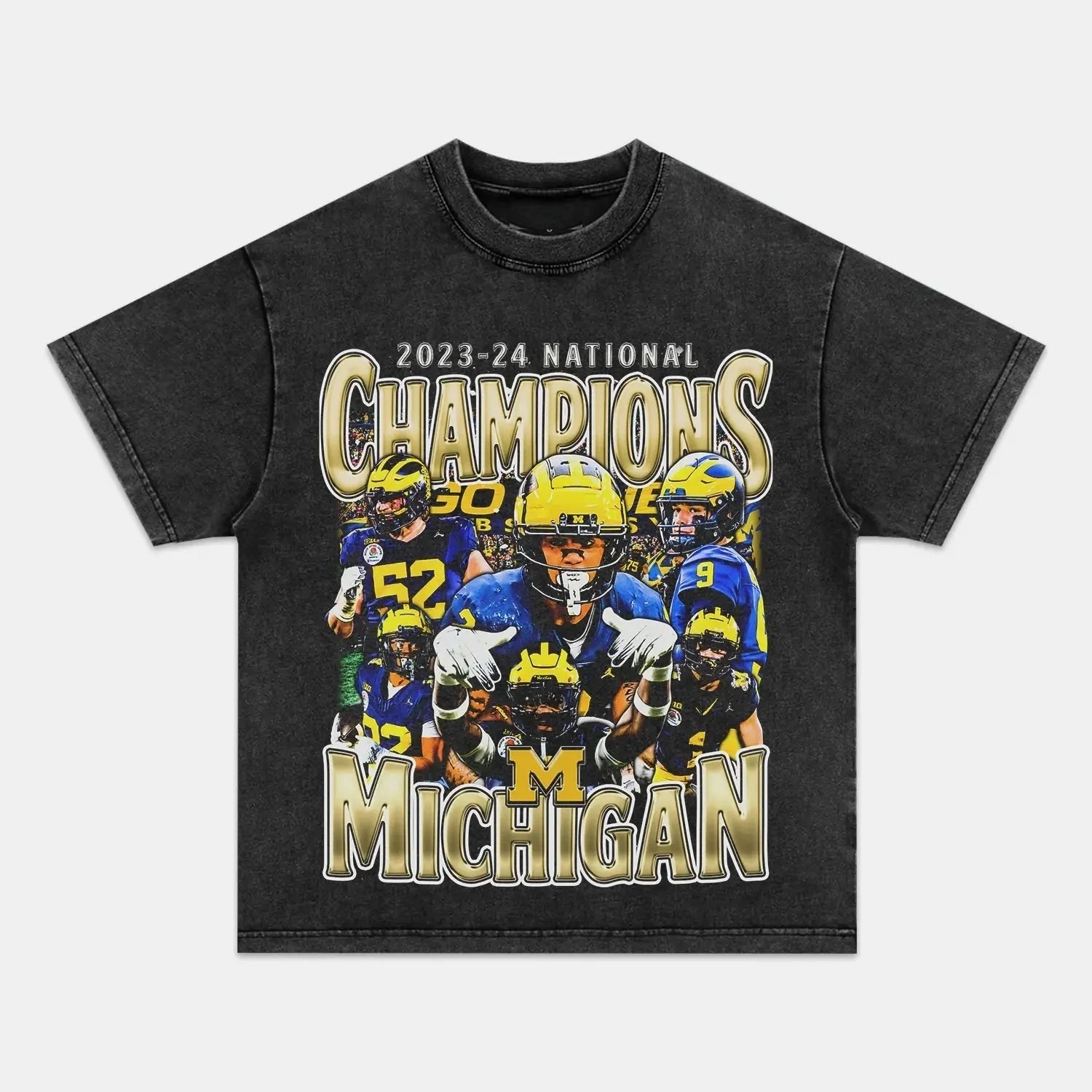 2023-24 NATIONAL CHAMPS - MICHIGAN V2 TEE - POPCHANGER