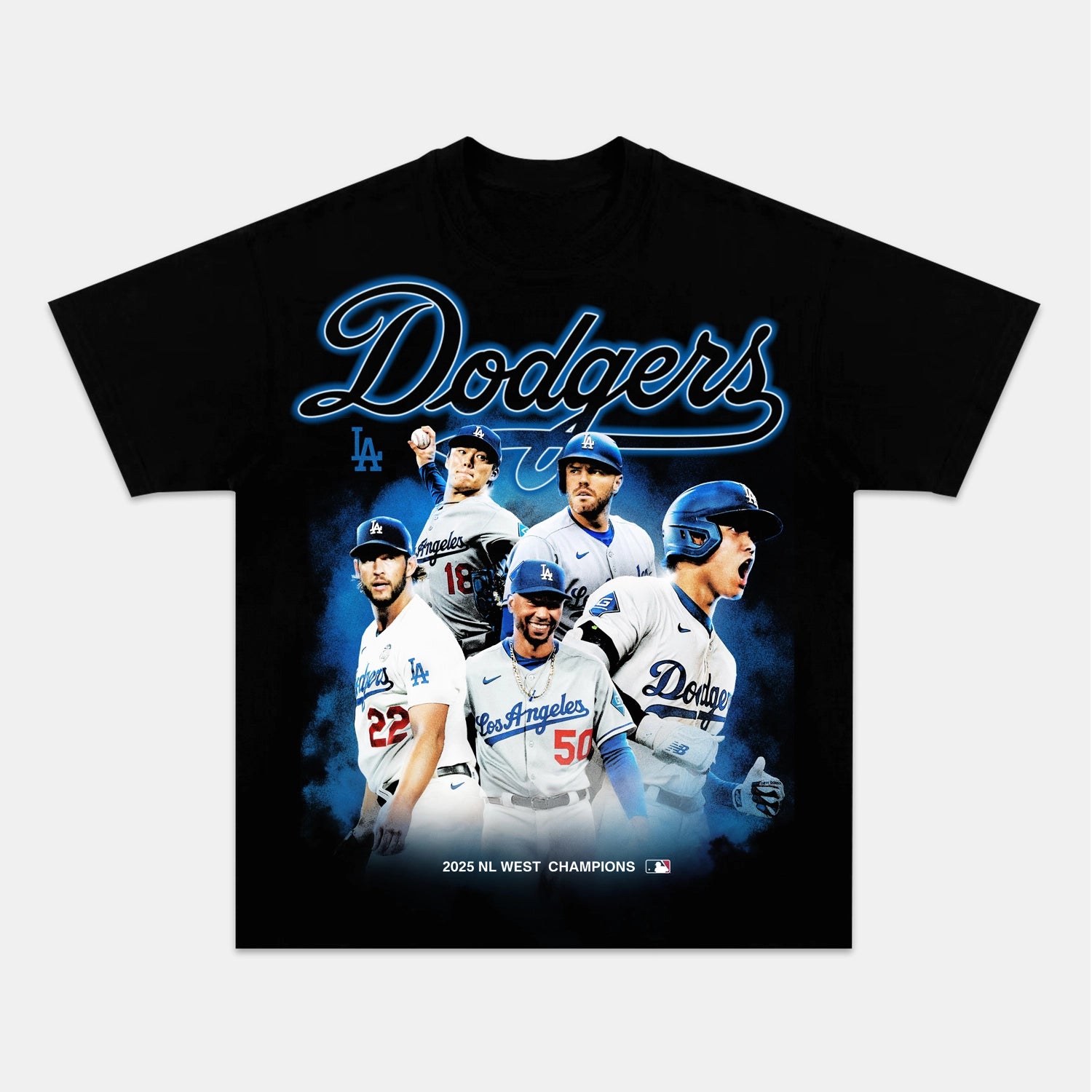 2025 NL WEST CHAMPIONS & DODGERS TEE