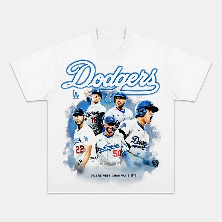 2025 NL WEST CHAMPIONS & DODGERS TEE