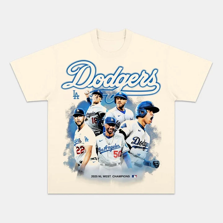 2025 NL WEST CHAMPIONS & DODGERS TEE