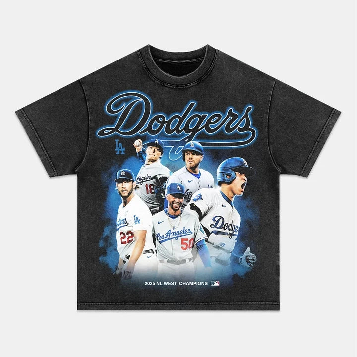2025 NL WEST CHAMPIONS & DODGERS TEE