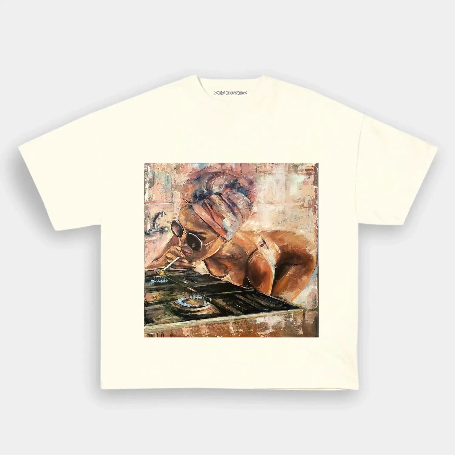 Artistic Oil Painting Tee