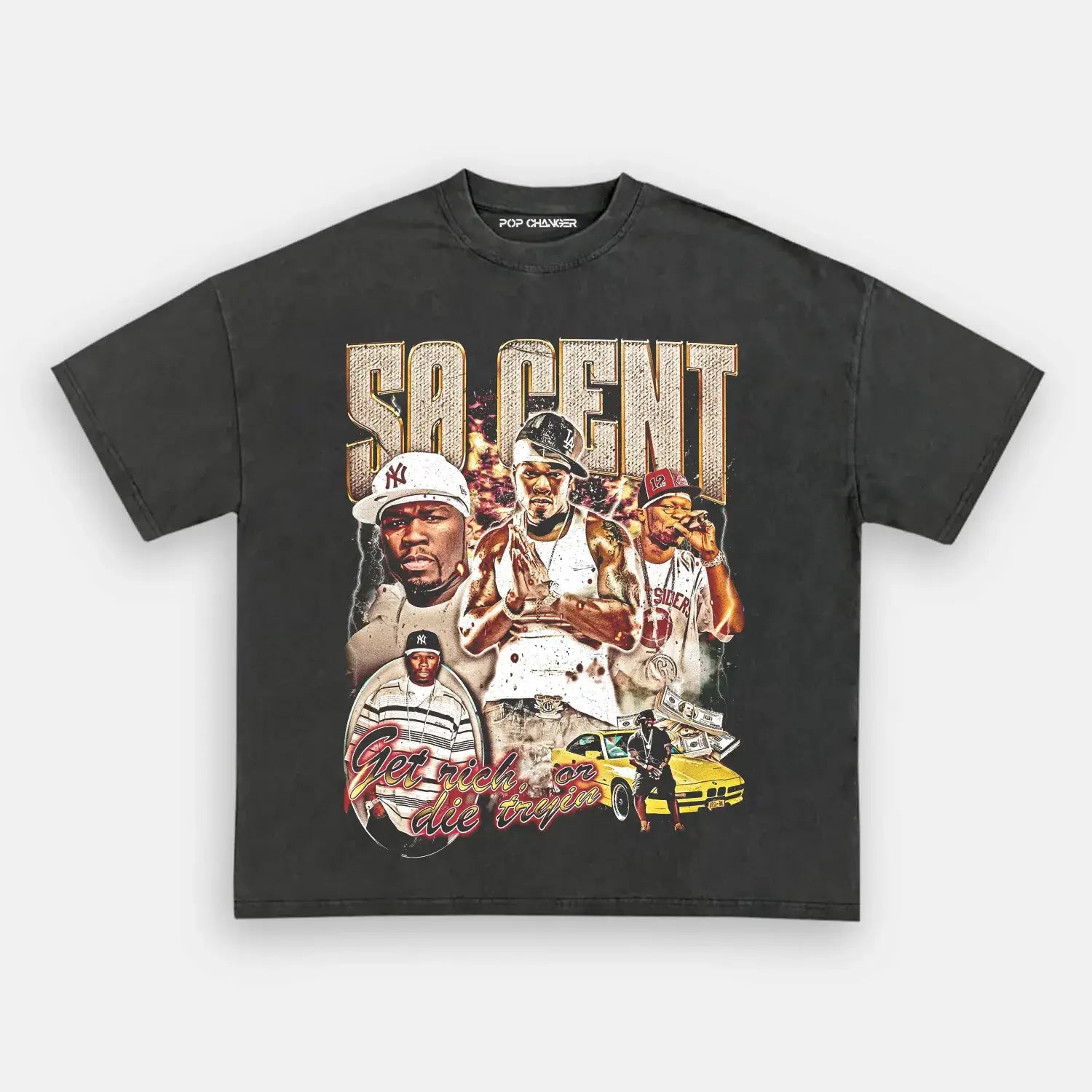 50 Cent 'Get Rich Or Die Tryin' Tee - POPCHANGER