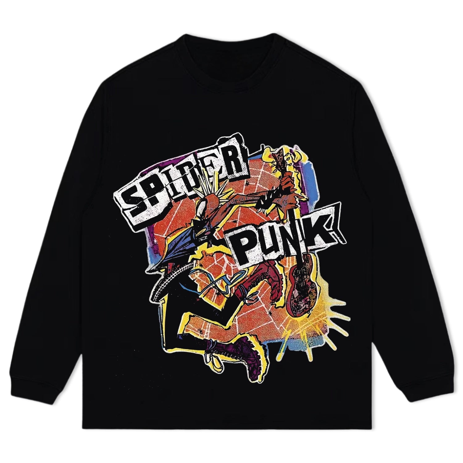 BLACK LONG SLEEVES T-SHIRT