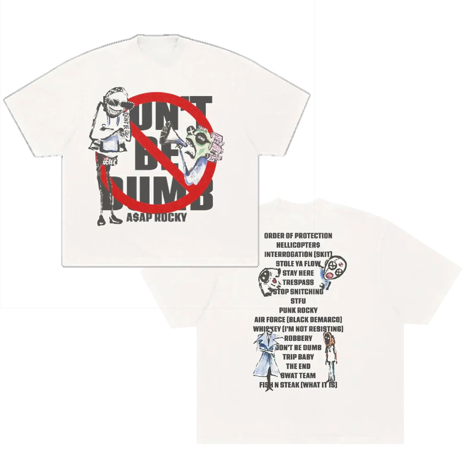 CAMISETA BOXY DON'T BE DUMB