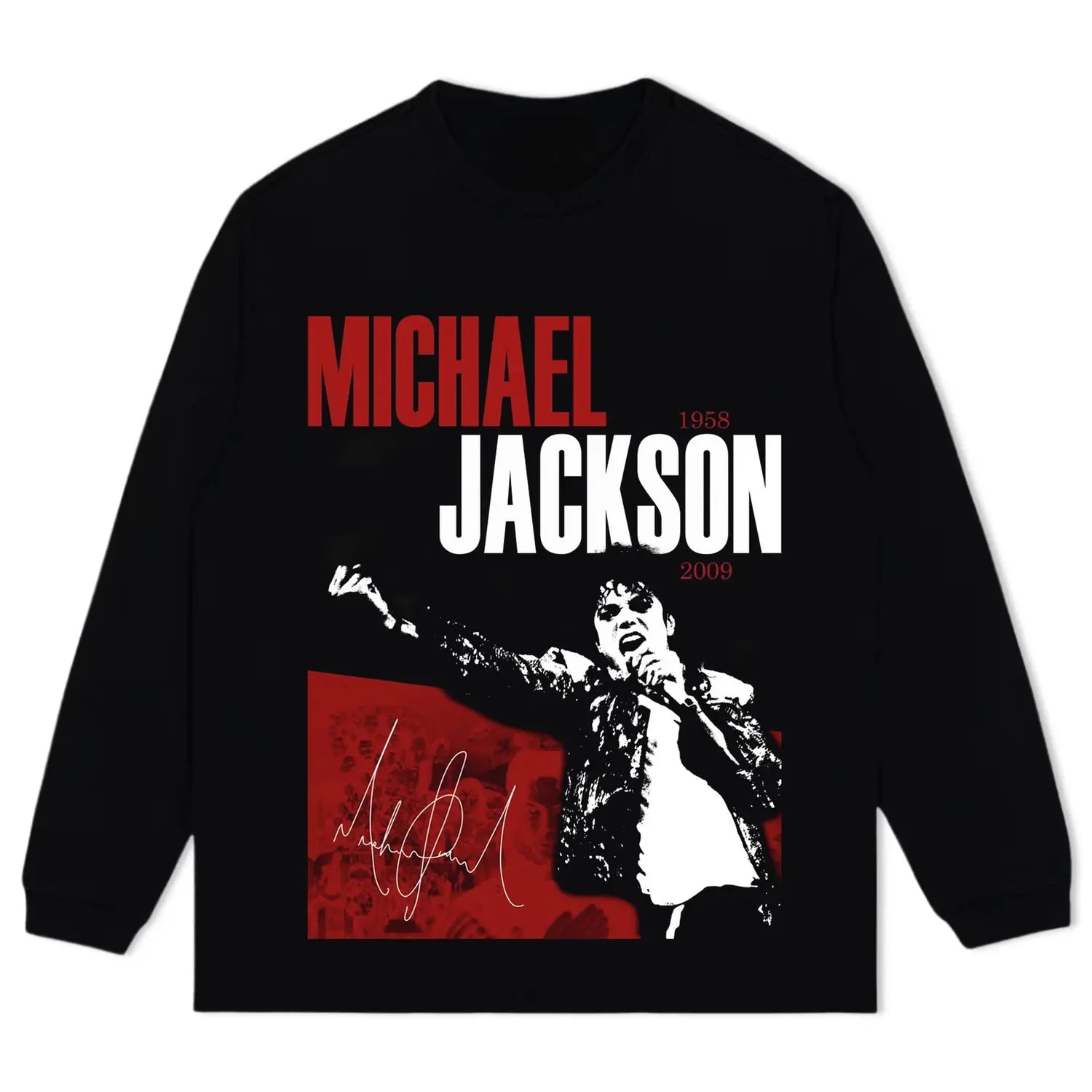 BLACK LONG SLEEVES T-SHIRT
