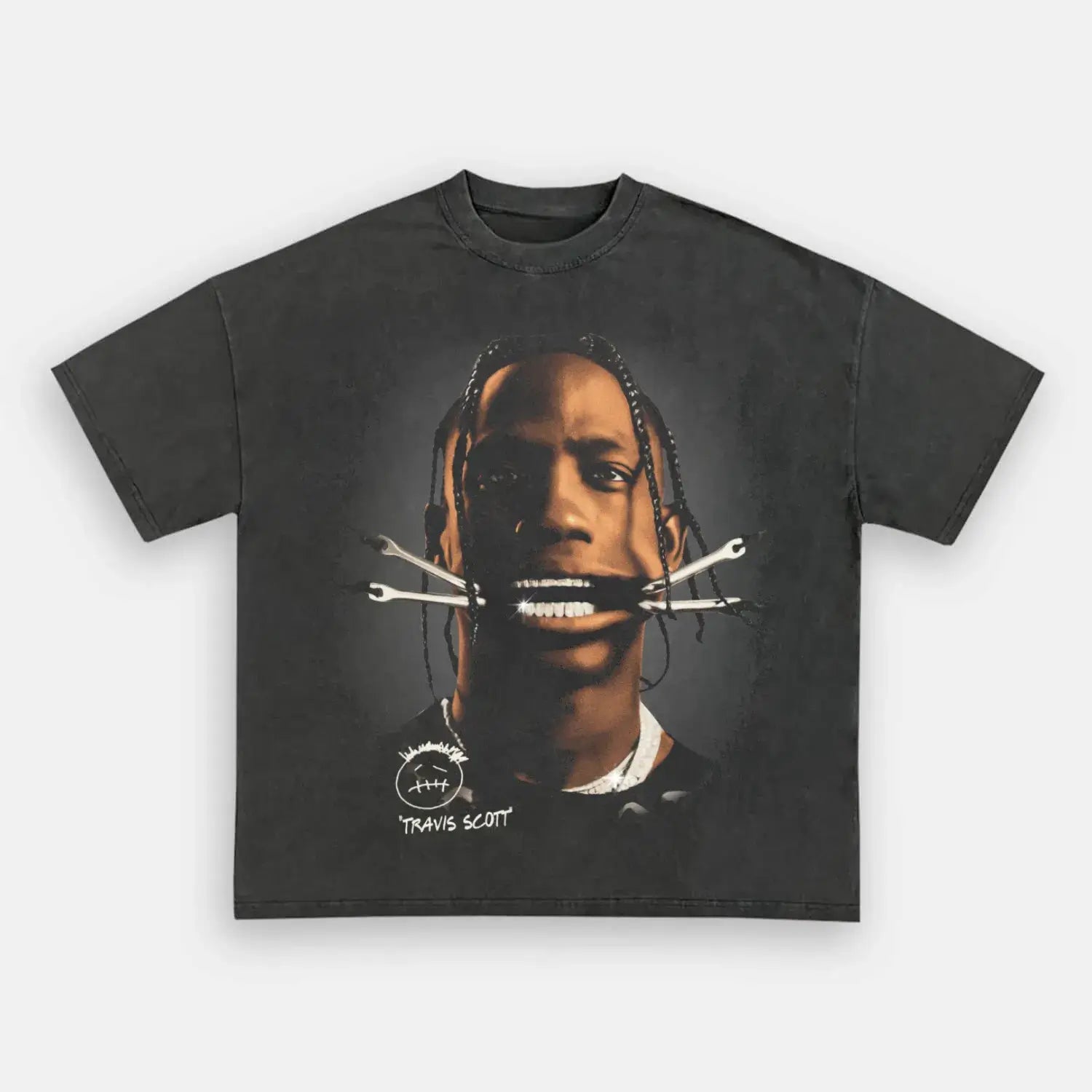 BIG FACE TRAVIS SCOTT TEE - POPCHANGER