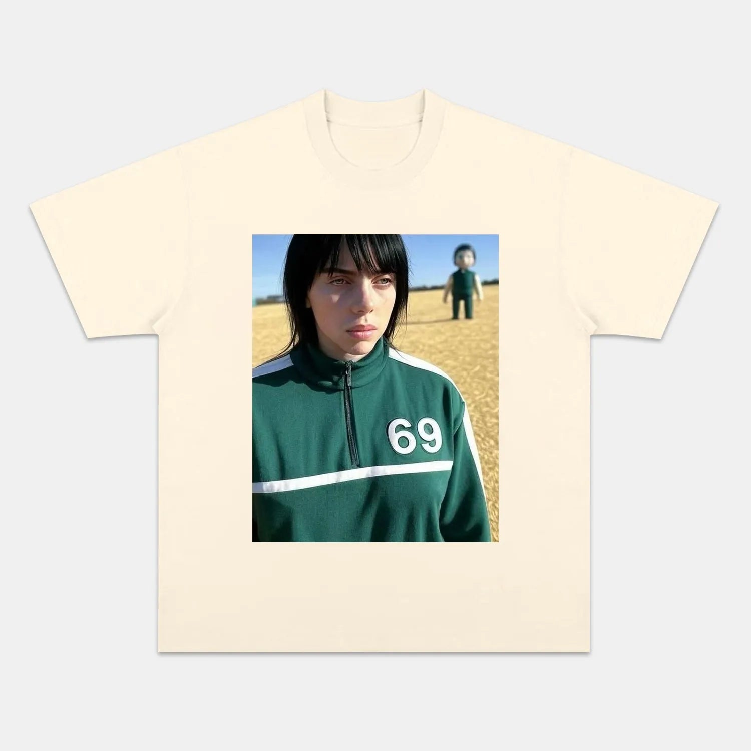 BILLIE EILISH & SQUID GAME TEE - POPCHANGER