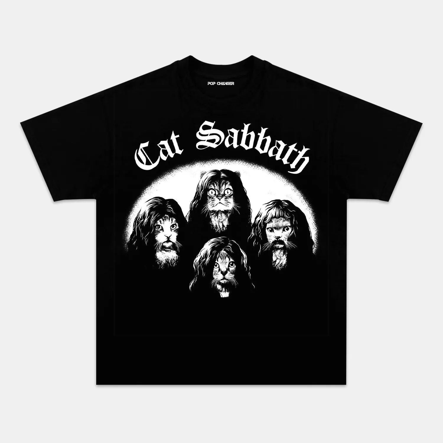 BLACK SABBATH CAT TEE - POPCHANGER