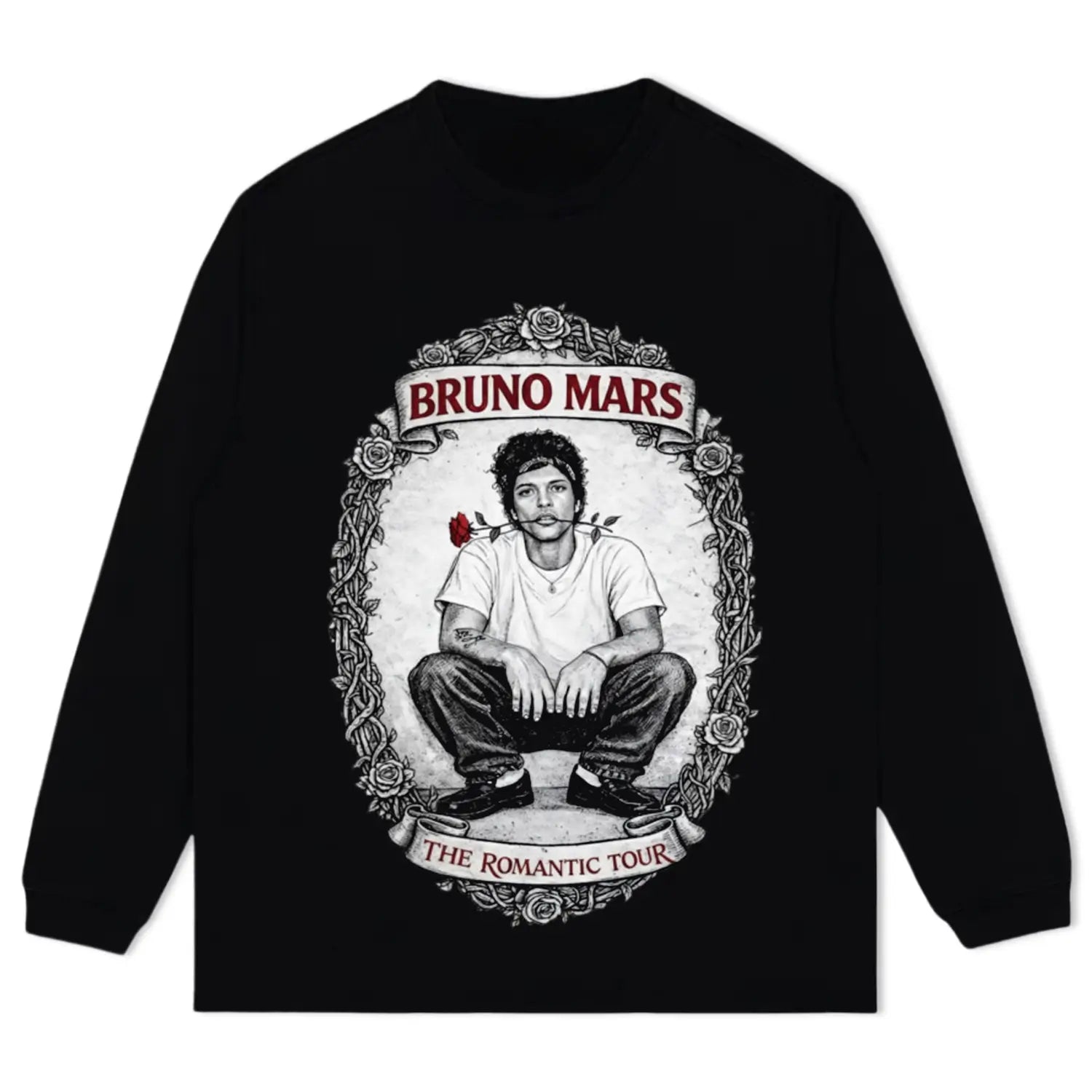BLACK LONG SLEEVES T-SHIRT