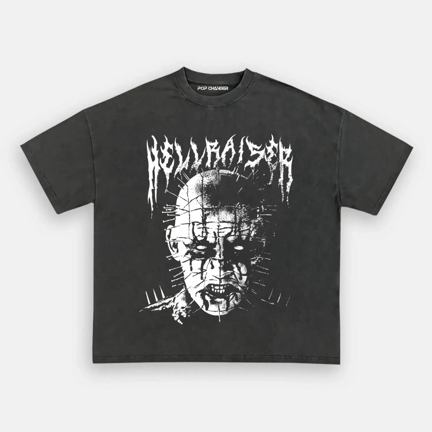 Black Metal Pinhead Tee - POPCHANGER