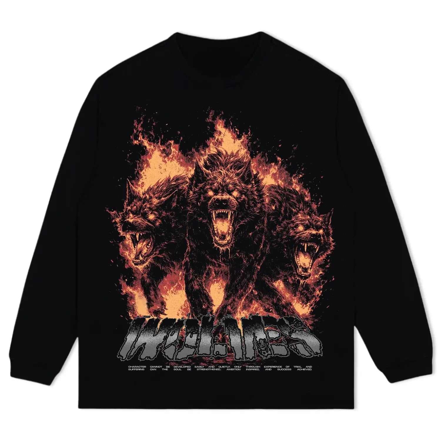 BLACK LONG SLEEVES T-SHIRT