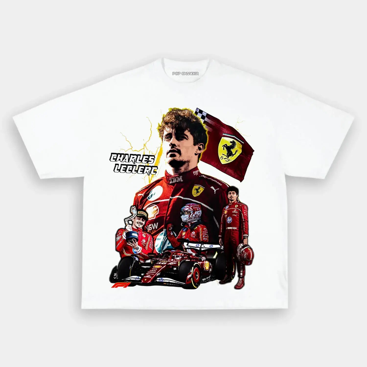 CHARLES LECLERC TEE - POPCHANGER