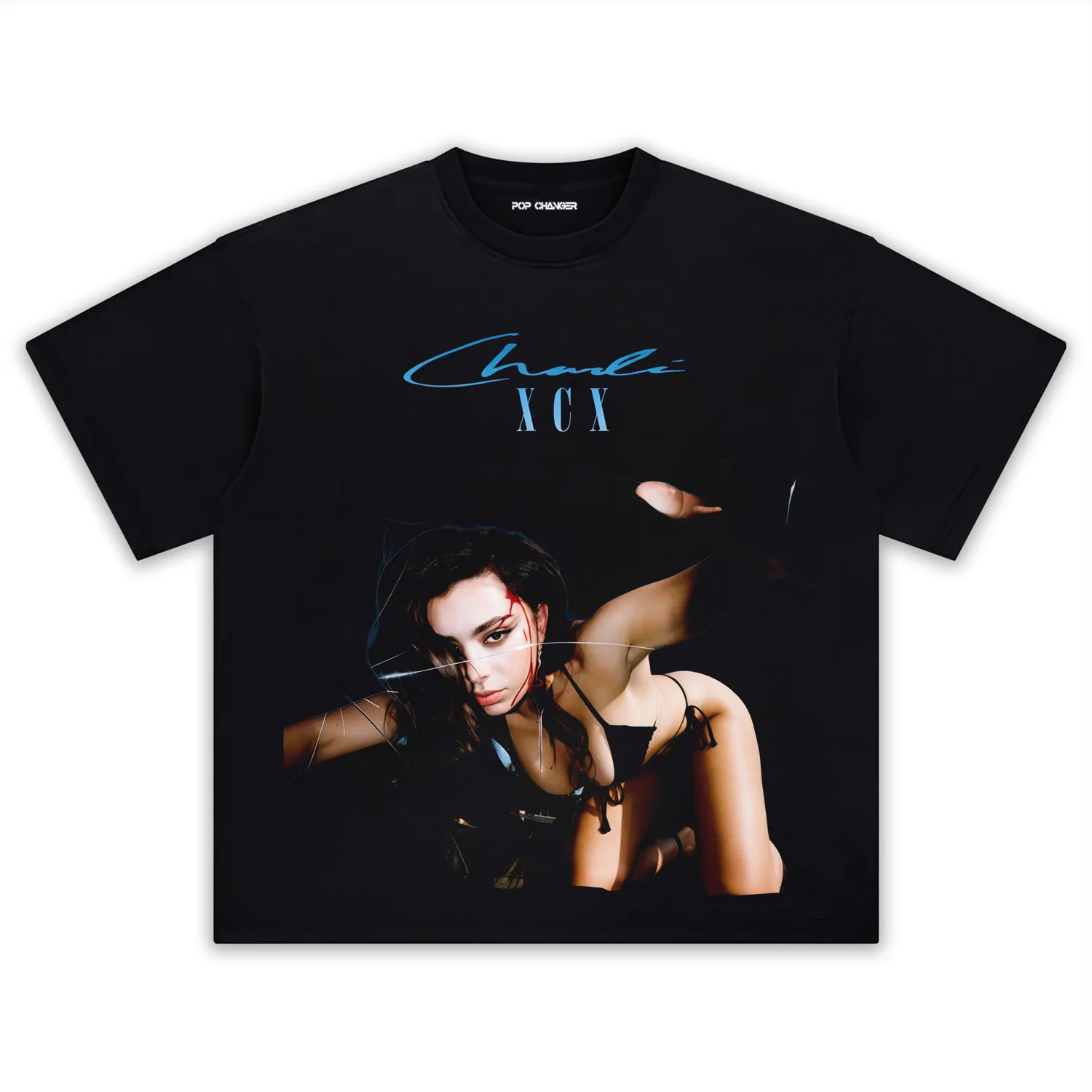 CHARLI XCX POP TEE - POPCHANGER