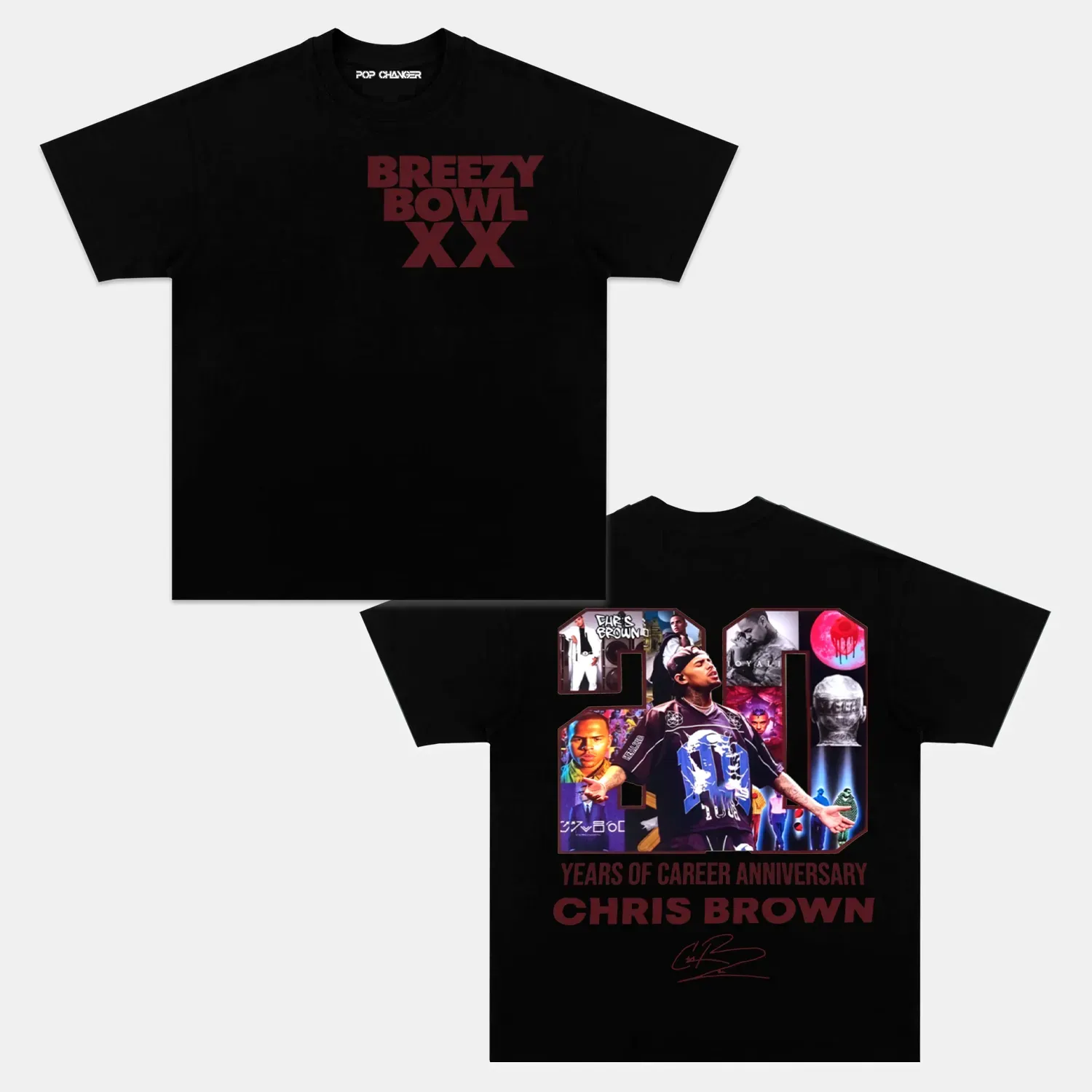 CHRIS BROWN 2.0 TEE 1.1 - POPCHANGER