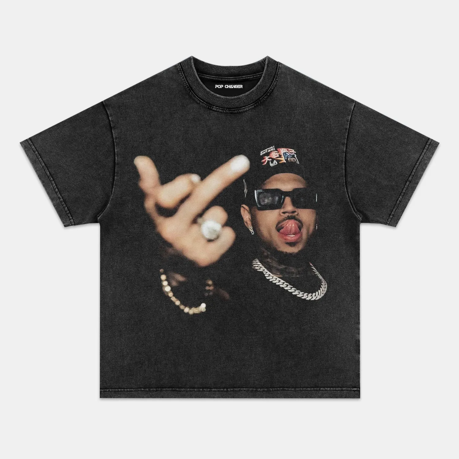 CHRIS BROWN V2 TEE - POPCHANGER