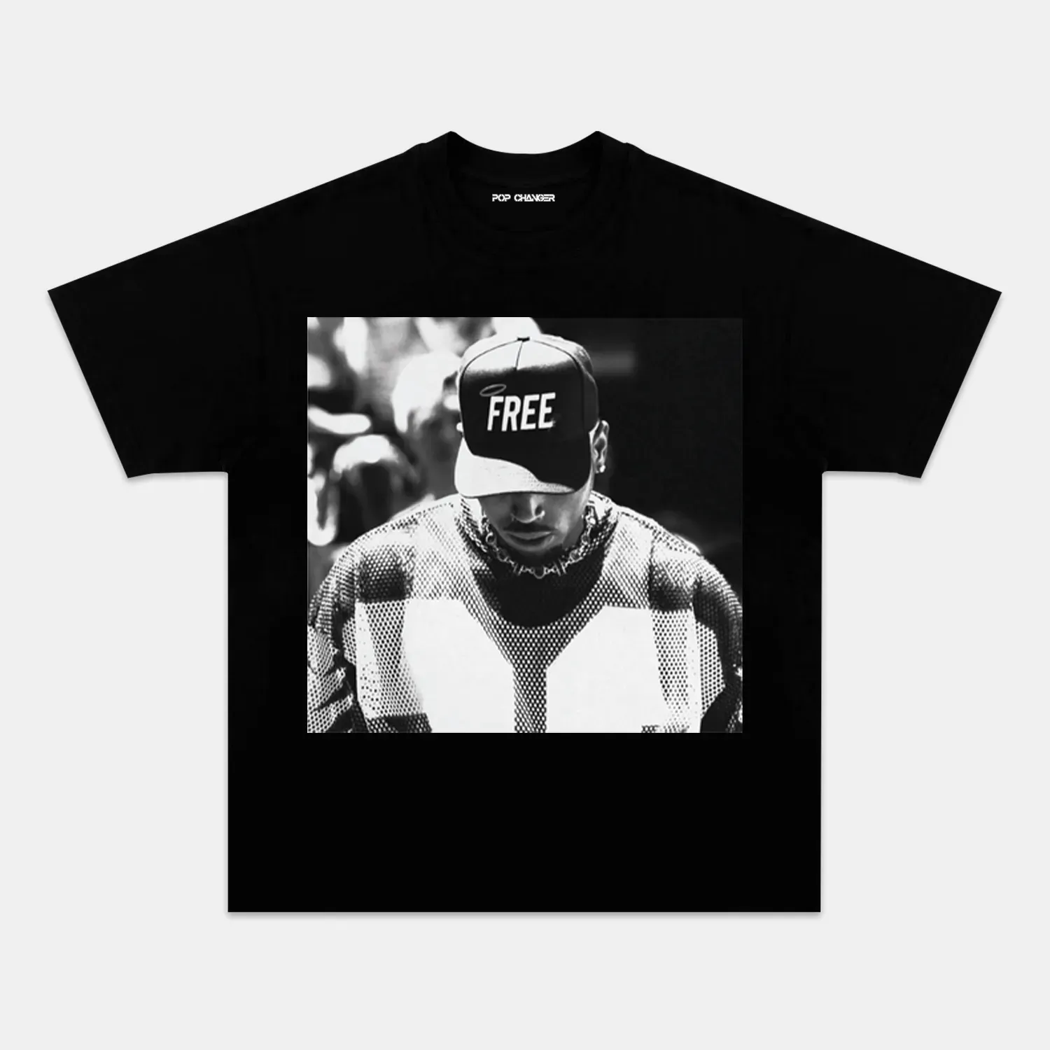 CHRIS BROWN V4 TEE - POPCHANGER