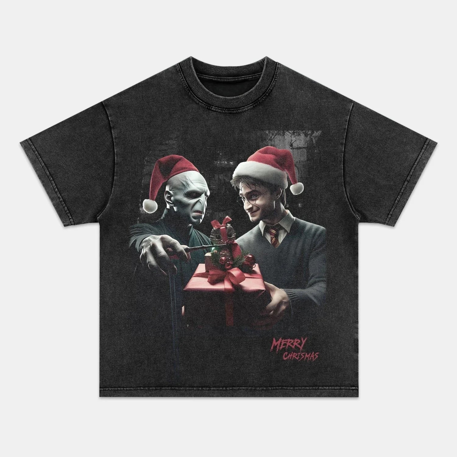 CHRISTMAS-HARRY POTTER TEE - POPCHANGER