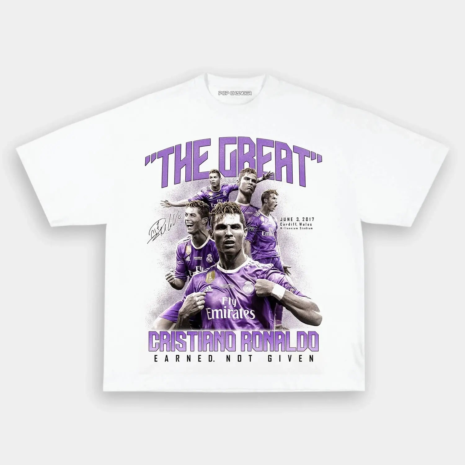 CRISTIANO RONALDO 2017 TEE - POPCHANGER