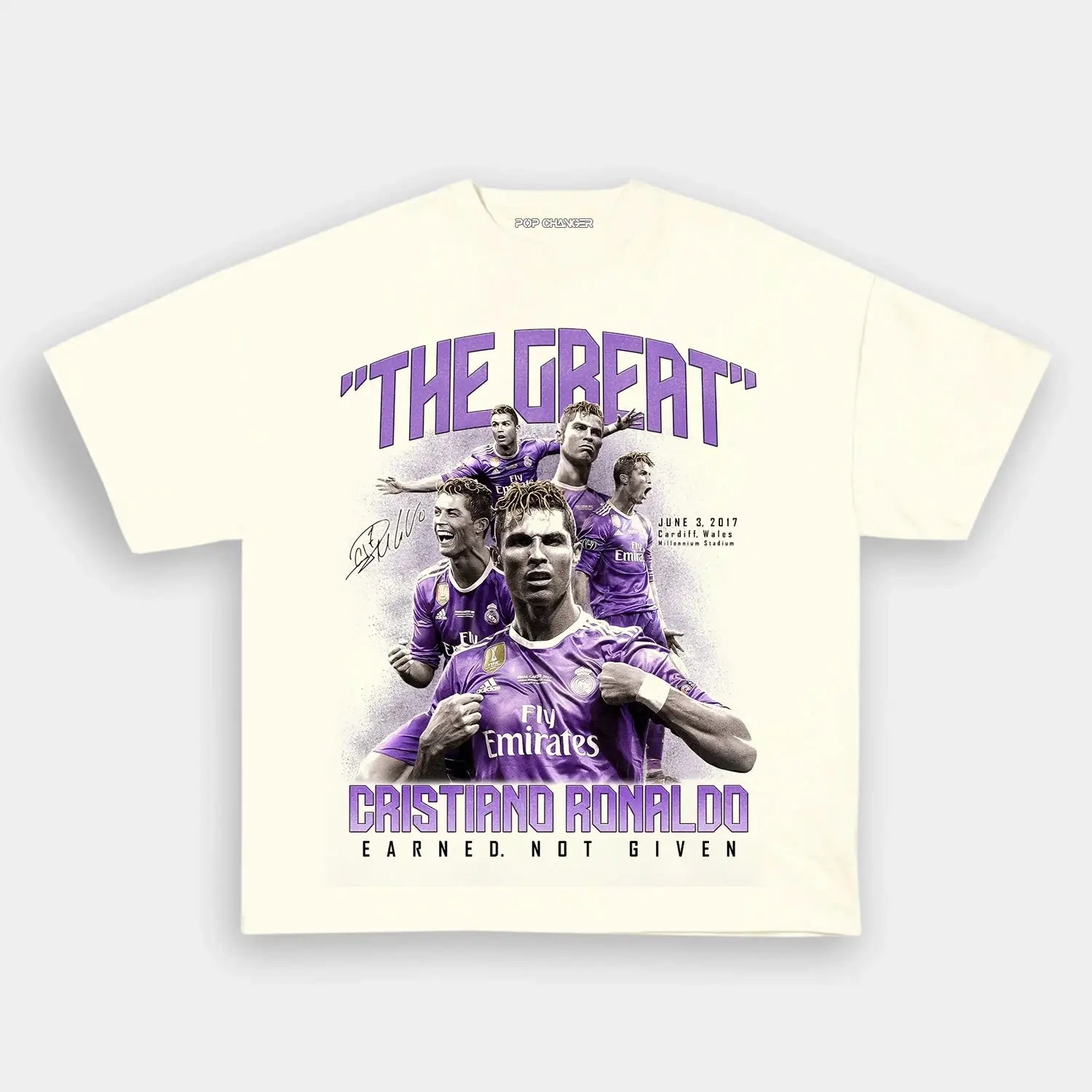 CRISTIANO RONALDO 2017 TEE - POPCHANGER