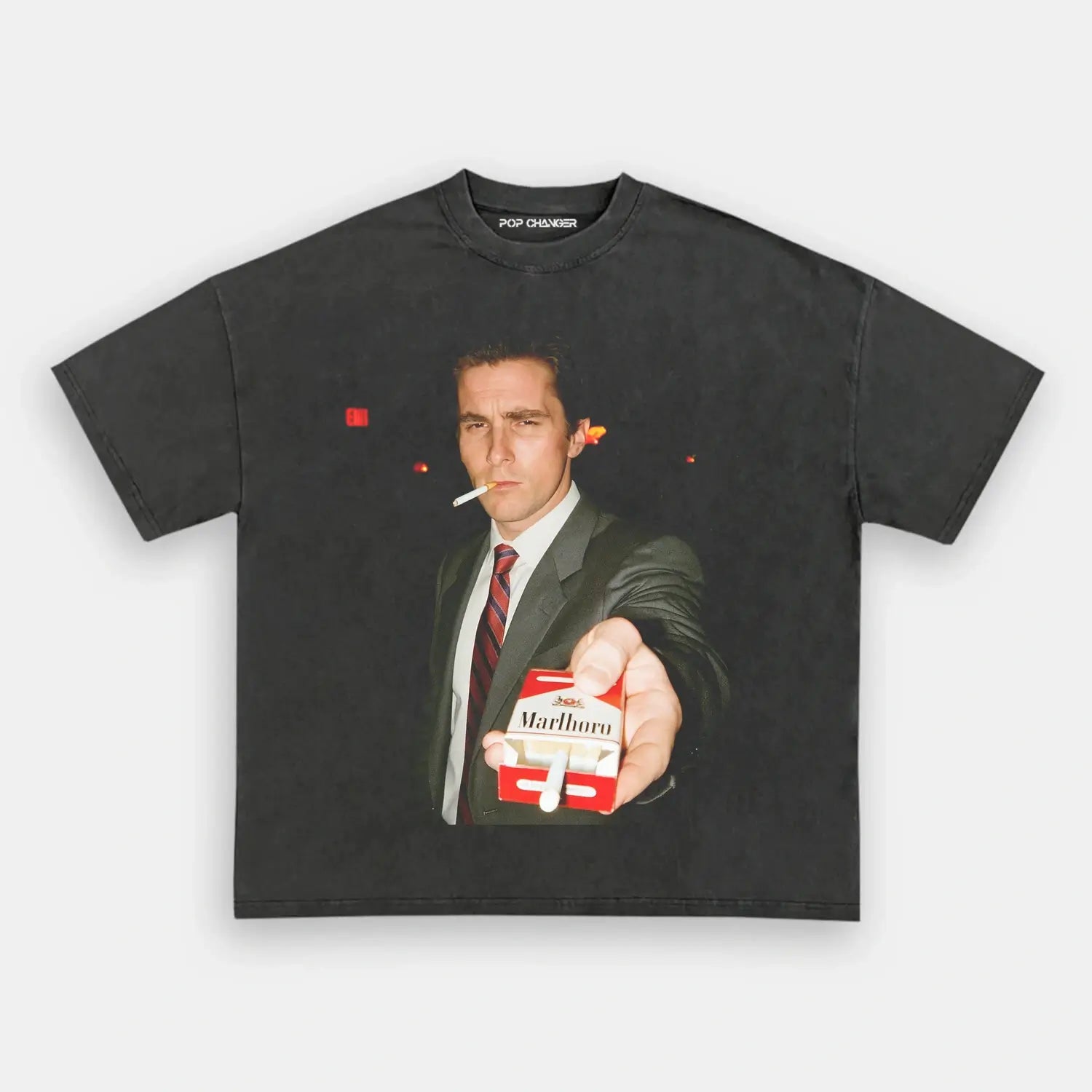 Christian Bale Share a Smoke Tee - POPCHANGER
