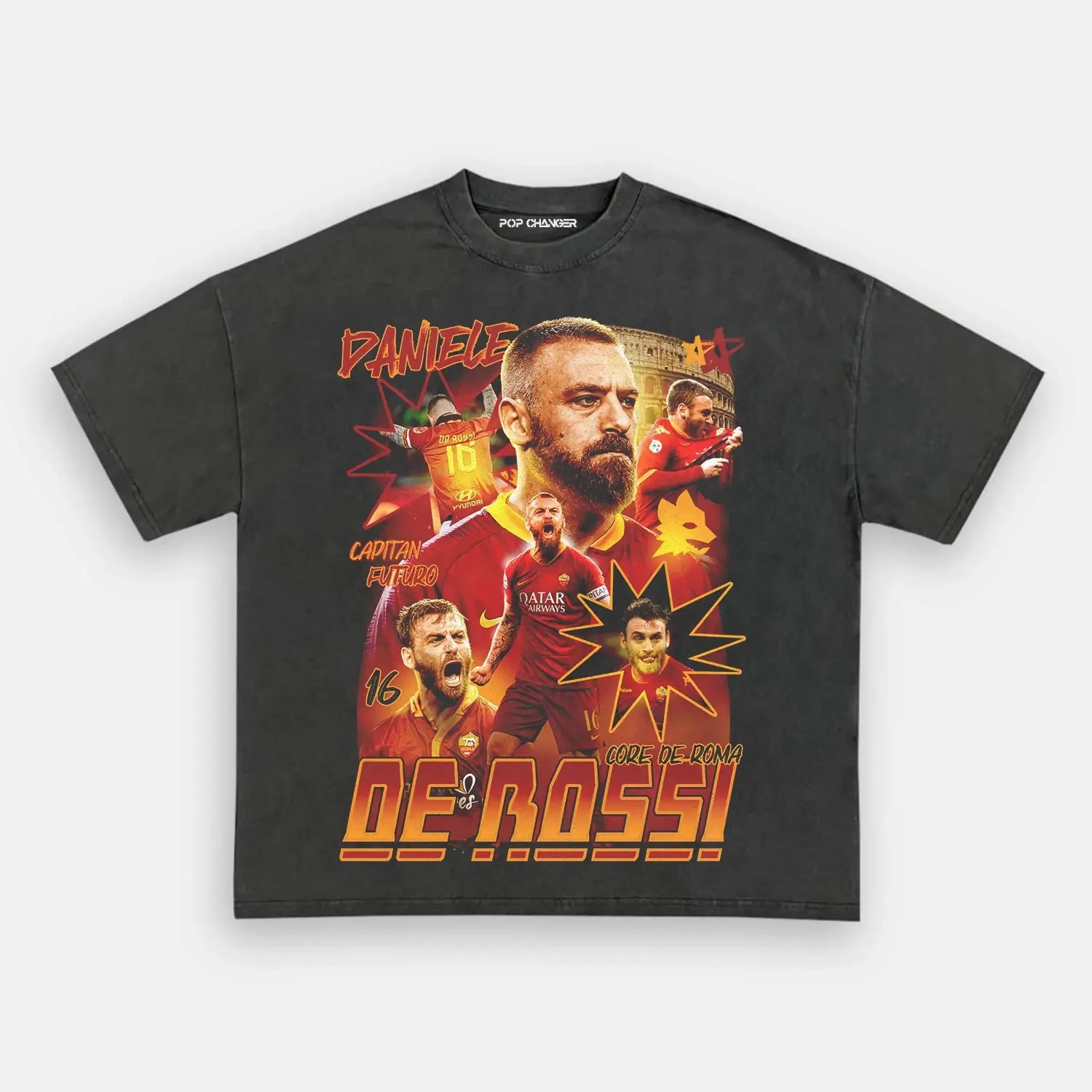DE ROSSI AS ROMA TEE - POPCHANGER