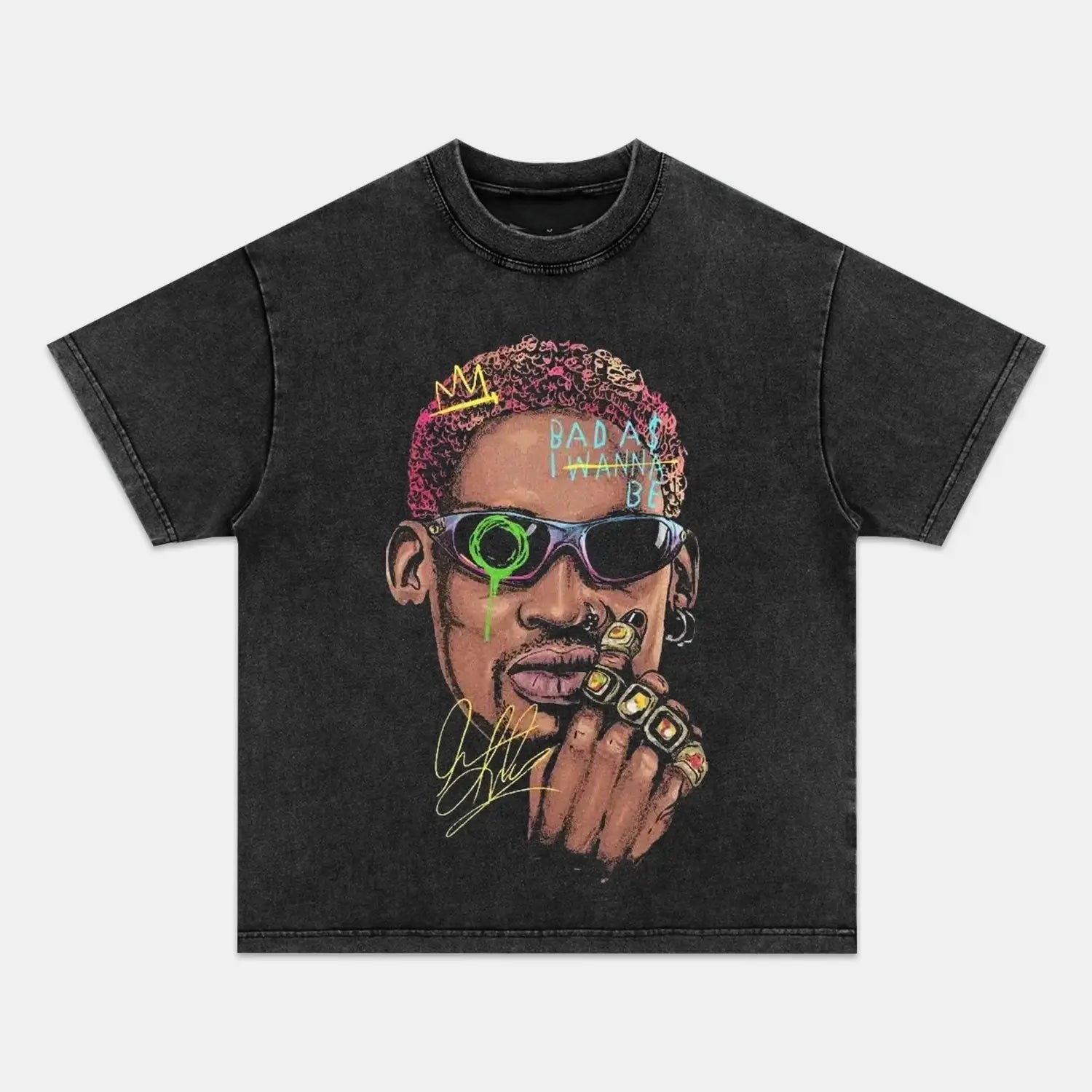 DENNIS RODMAN BIG FACE 2.24 TEE - POPCHANGER