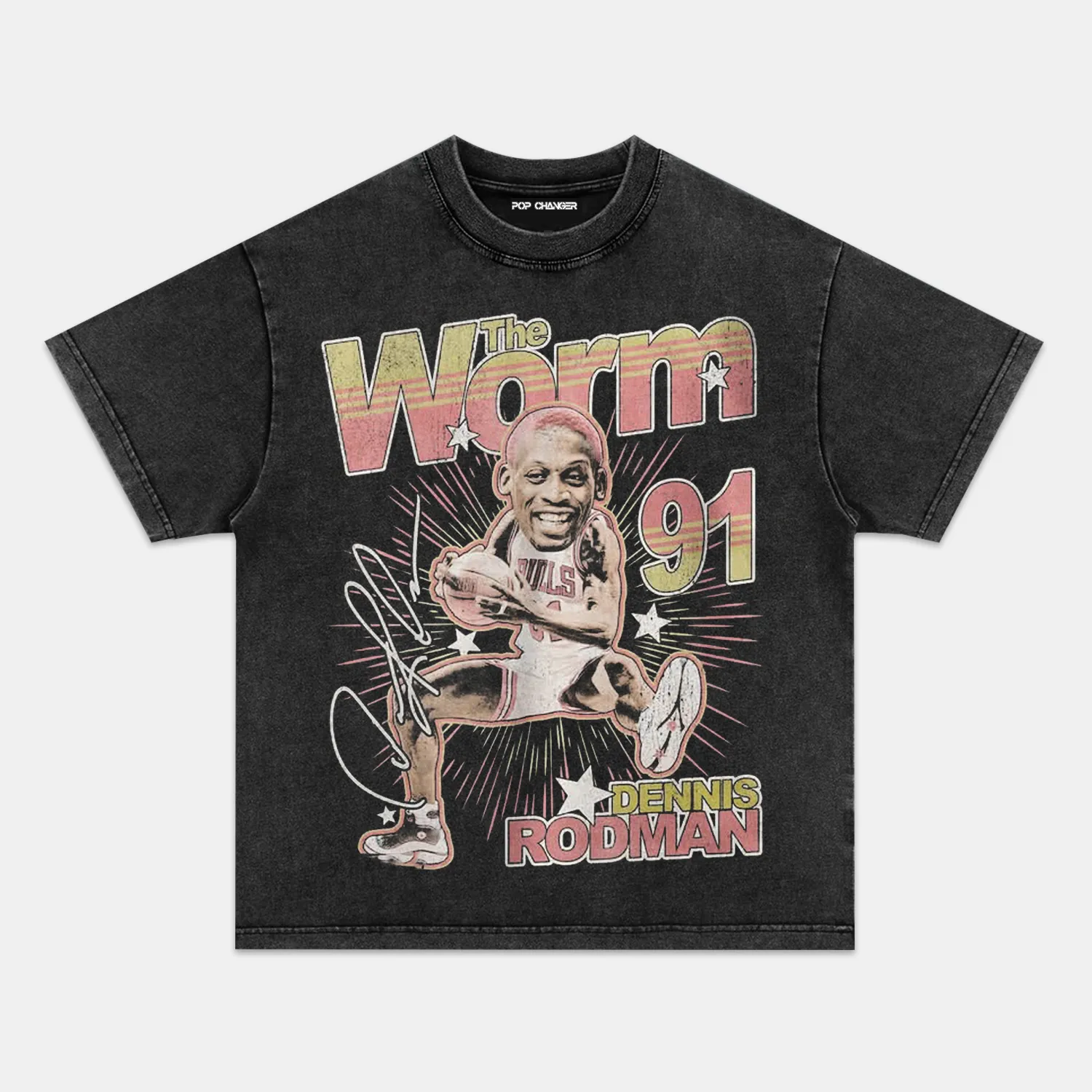 DENNIS RODMAN BIG HEAD TEE - POPCHANGER