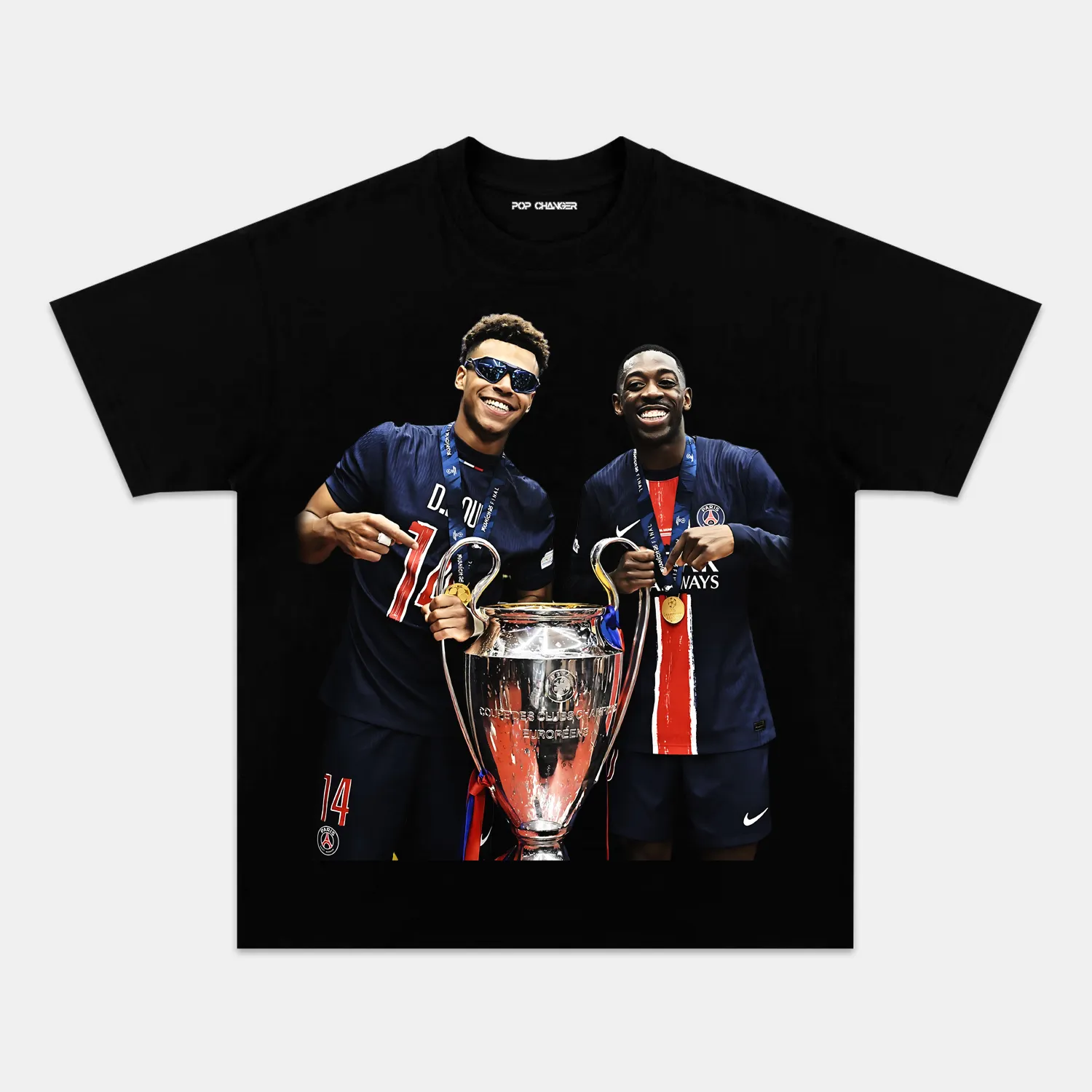 DÉSIRÉ DOUÉ & OUSMANE DEMBÉLÉ TEE - POPCHANGER