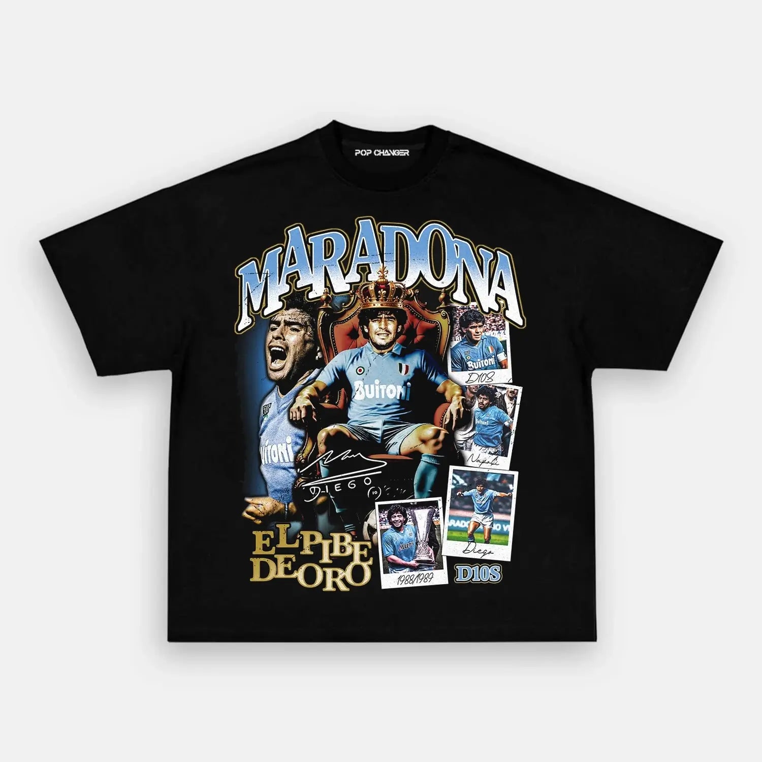 DIEGO MARADONA NAPOLI TEE - POPCHANGER