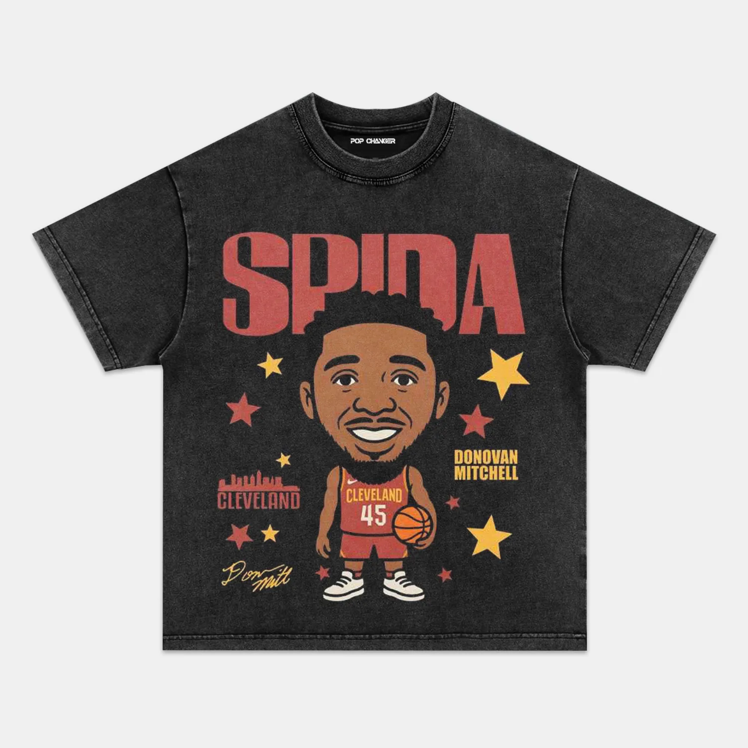 DONOVAN MITCHELL CARTOON TEE - POPCHANGER