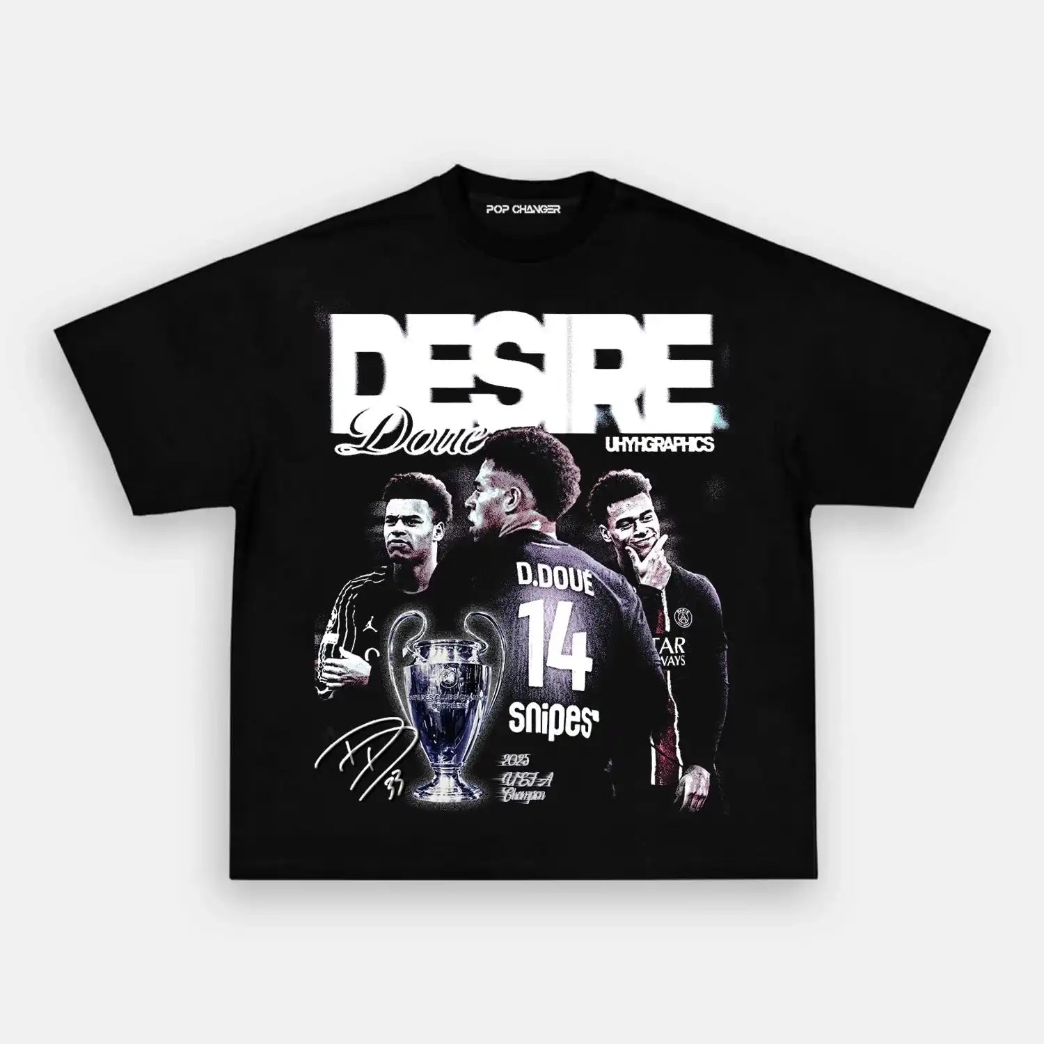 Désiré Doué 2025UEFA Champions WEar - POPCHANGER