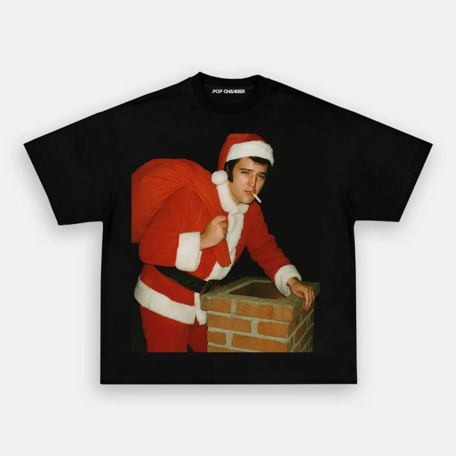 Elvis Presley Santa Tee - POPCHANGER