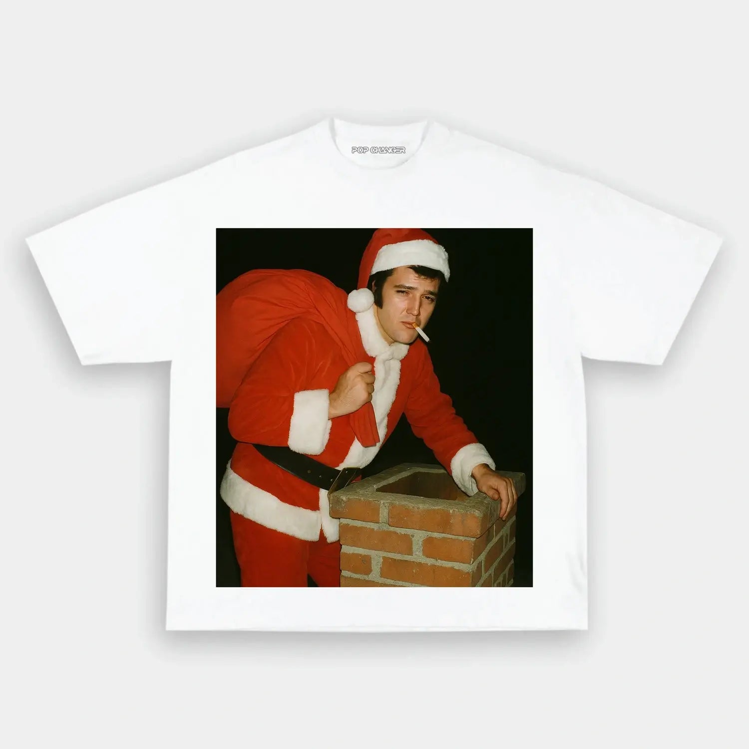 Elvis Presley Santa Tee - POPCHANGER